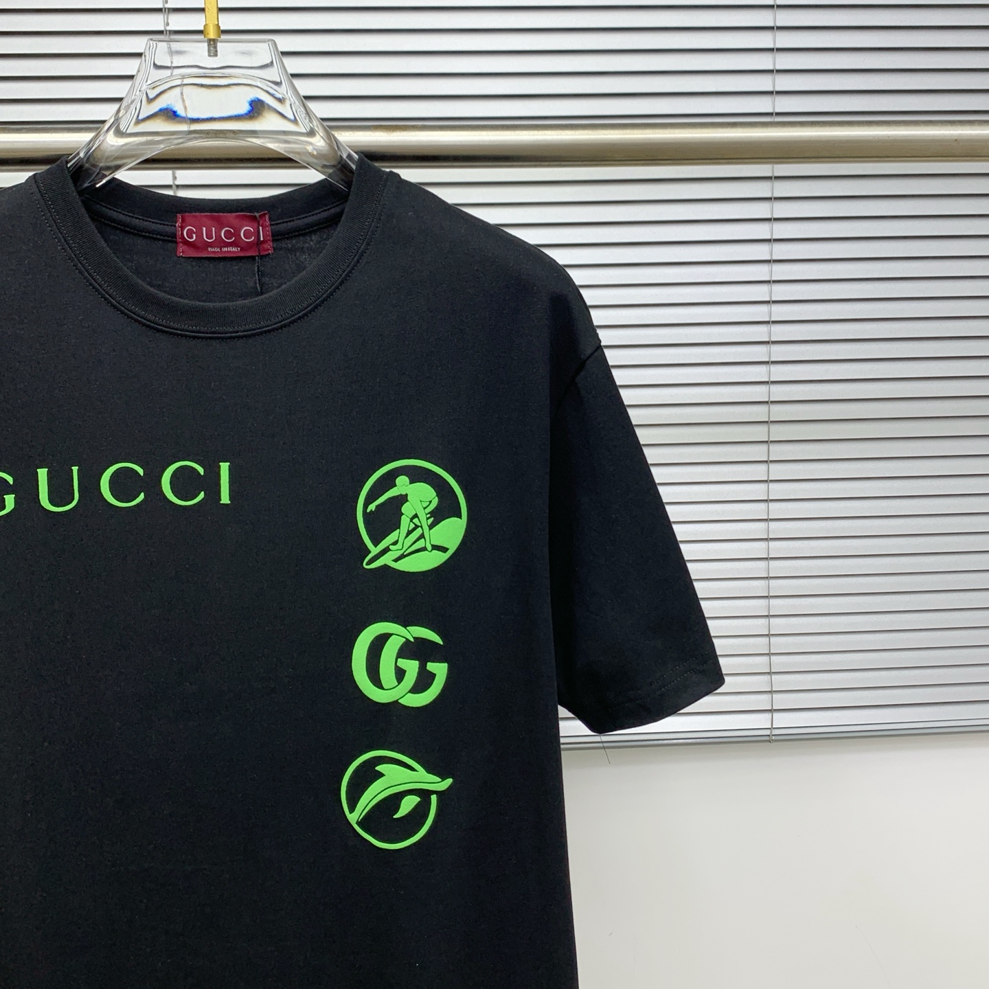 ss古驰纯棉最新面料经典标识图案logo时尚简约潮流短袖，最顶级的品质专柜原单短袖，顶级制作工艺进口面料