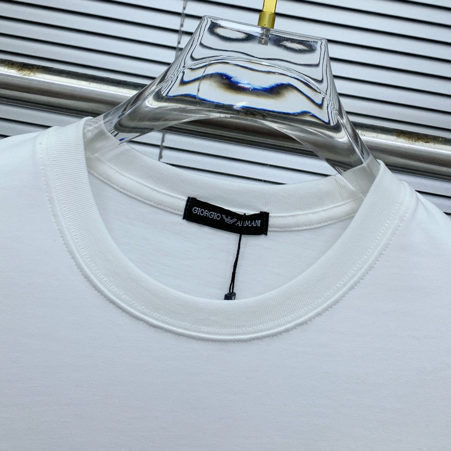 ss阿玛尼纯棉最新面料经典标识图案logo时尚简约潮流短袖，最顶级的品质专柜原单短袖，顶级制作工艺进口面