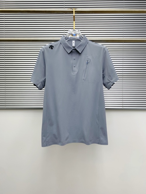 Descente Classic Logo Polo Shirt - Modern, Minimalist Design, Premium Cotton 1 Descente Classic Logo Polo Shirt - Modern, Minimalist Design, Premium Cotton