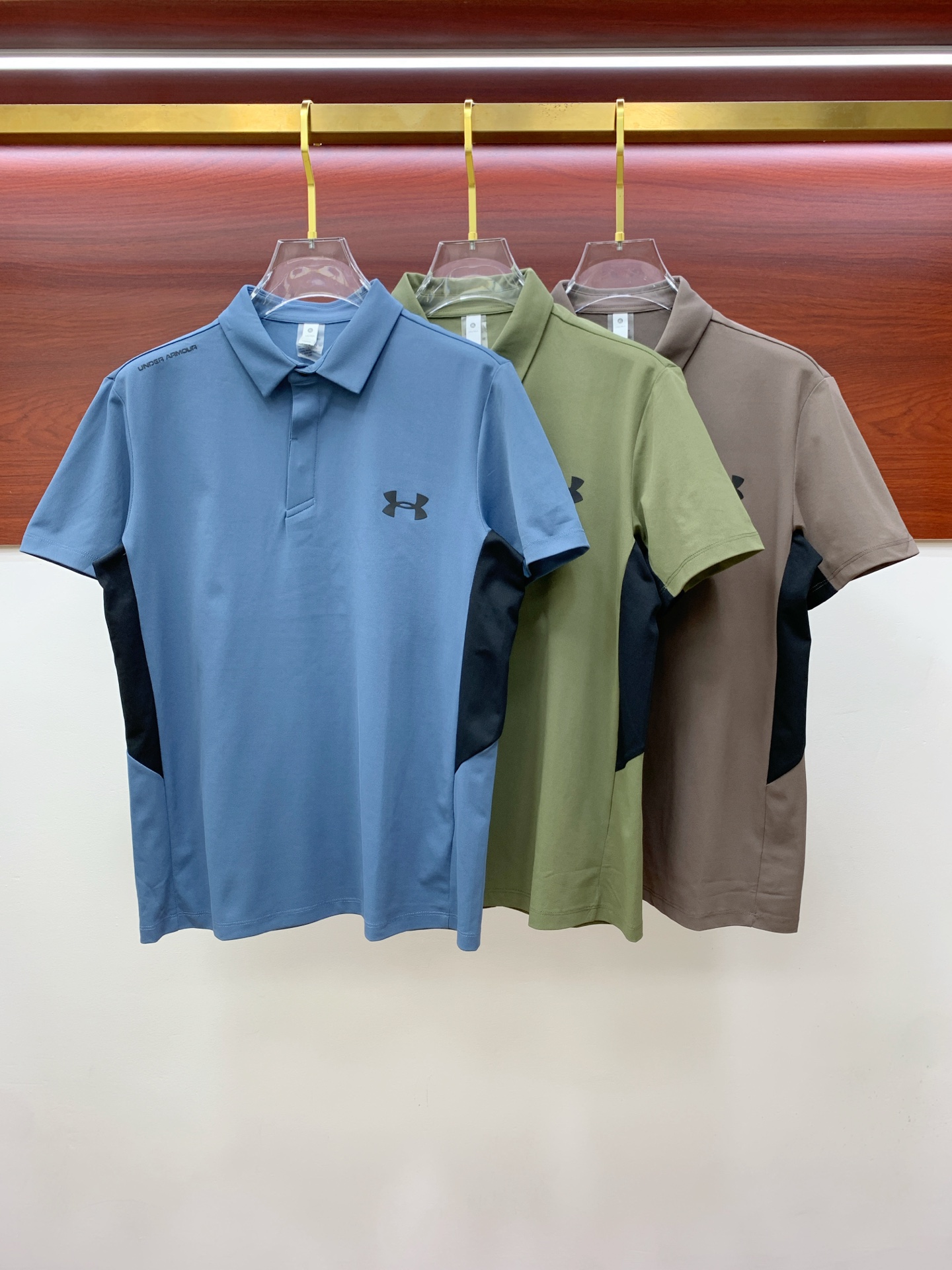 ss 安德玛纯棉最新面料经典标识图案logo时尚简约潮流短袖，最顶级的品质专柜原单短袖，顶级制作工艺进口