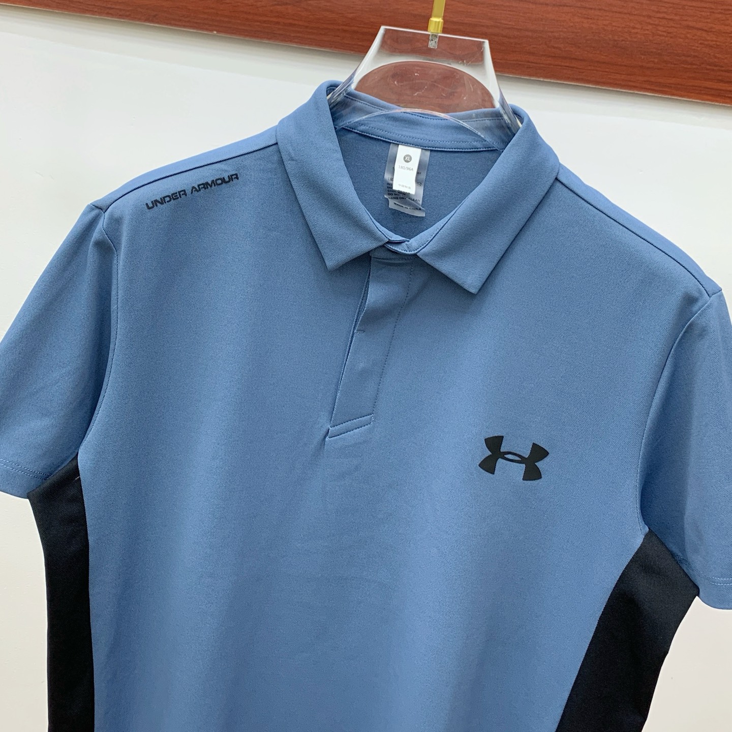 ss 安德玛纯棉最新面料经典标识图案logo时尚简约潮流短袖，最顶级的品质专柜原单短袖，顶级制作工艺进口