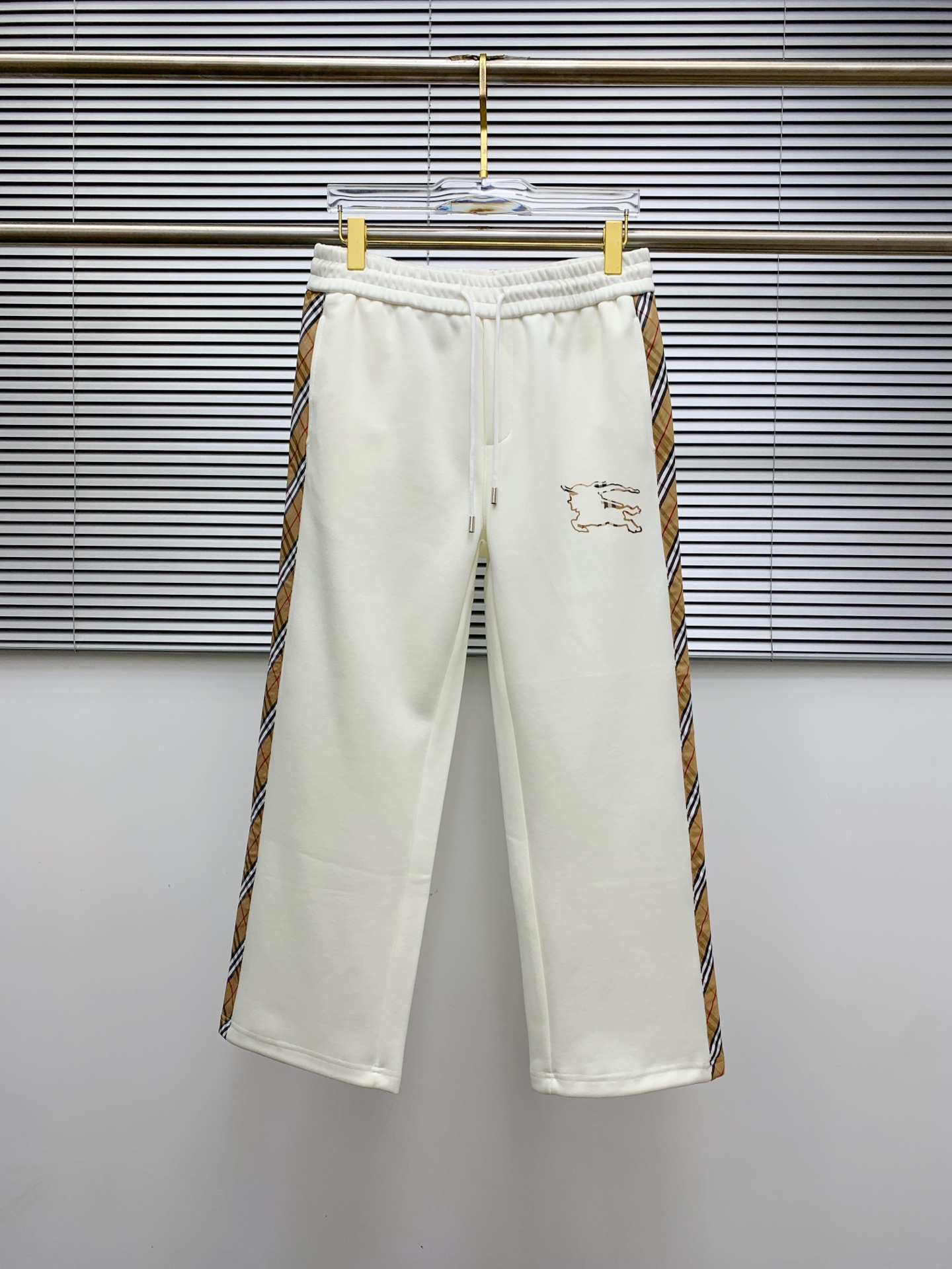 Burberry Inspired Men's Tracksuit Set with Checkered Trim, Embroidered Logo 8 i1755010642190 3411 0 6