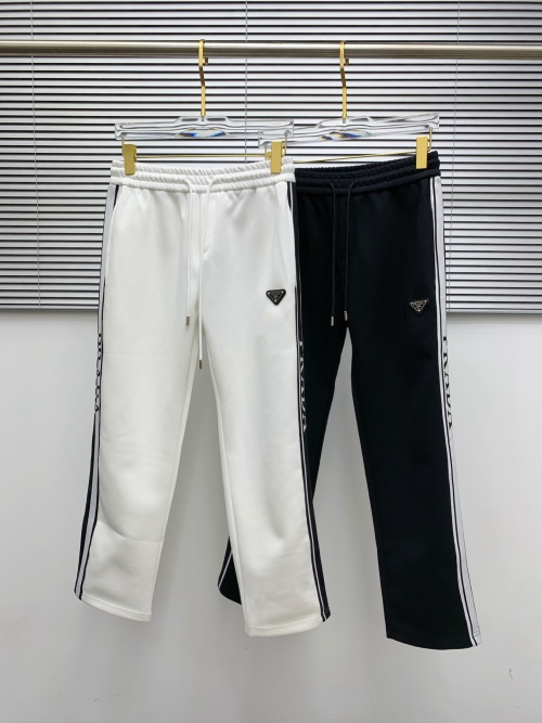 Prada 2025 Autumn/Winter Casual Pants with Embroidered Logo - High Quality 4 Prada 2025 Autumn/Winter Casual Pants with Embroidered Logo - High Quality