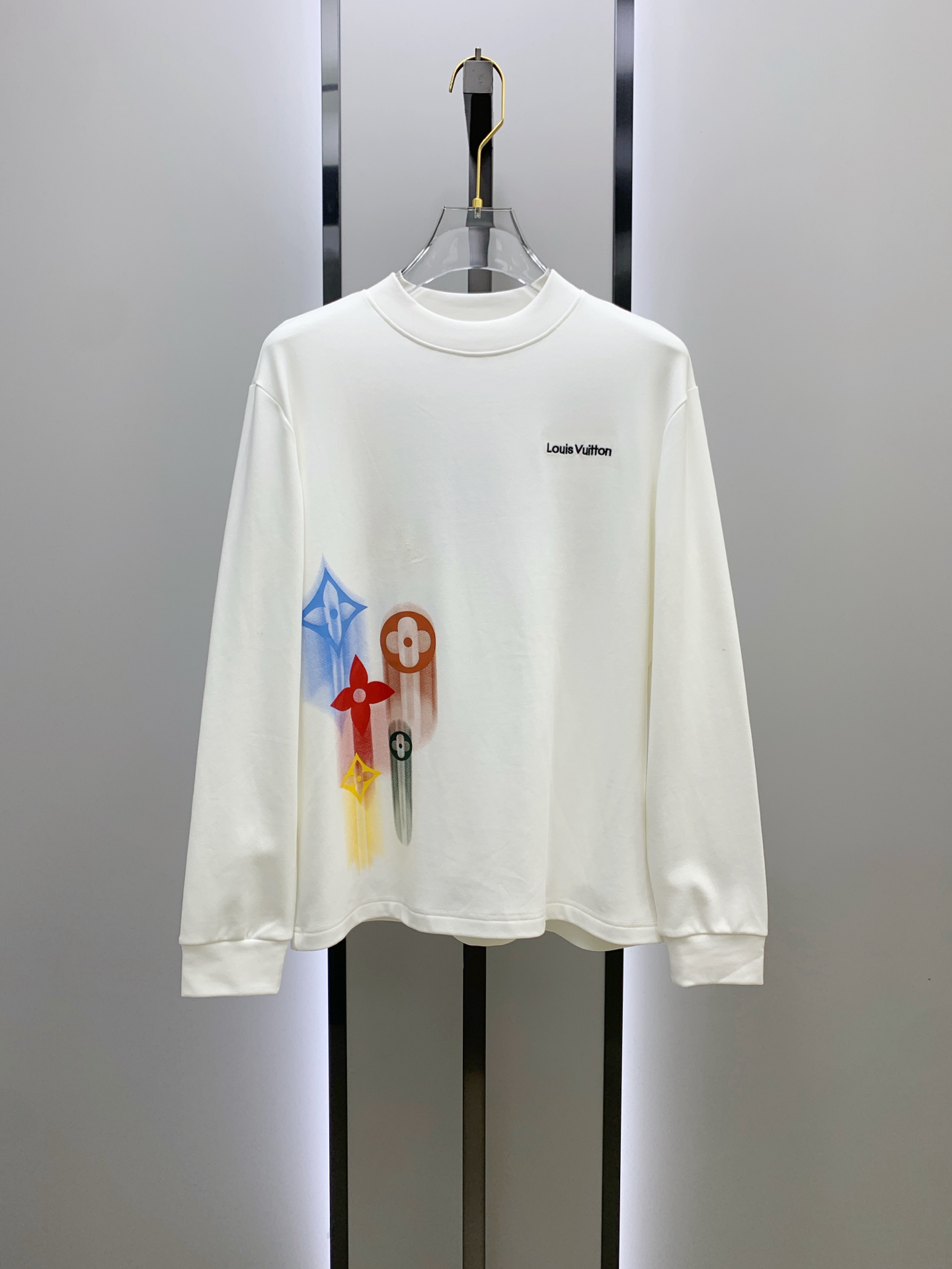 PLV 25ss秋季【新品】新款贸易订单圆领长袖打底长袖T恤网红款！上身舒适透气，不僵硬，整体有着丰富的