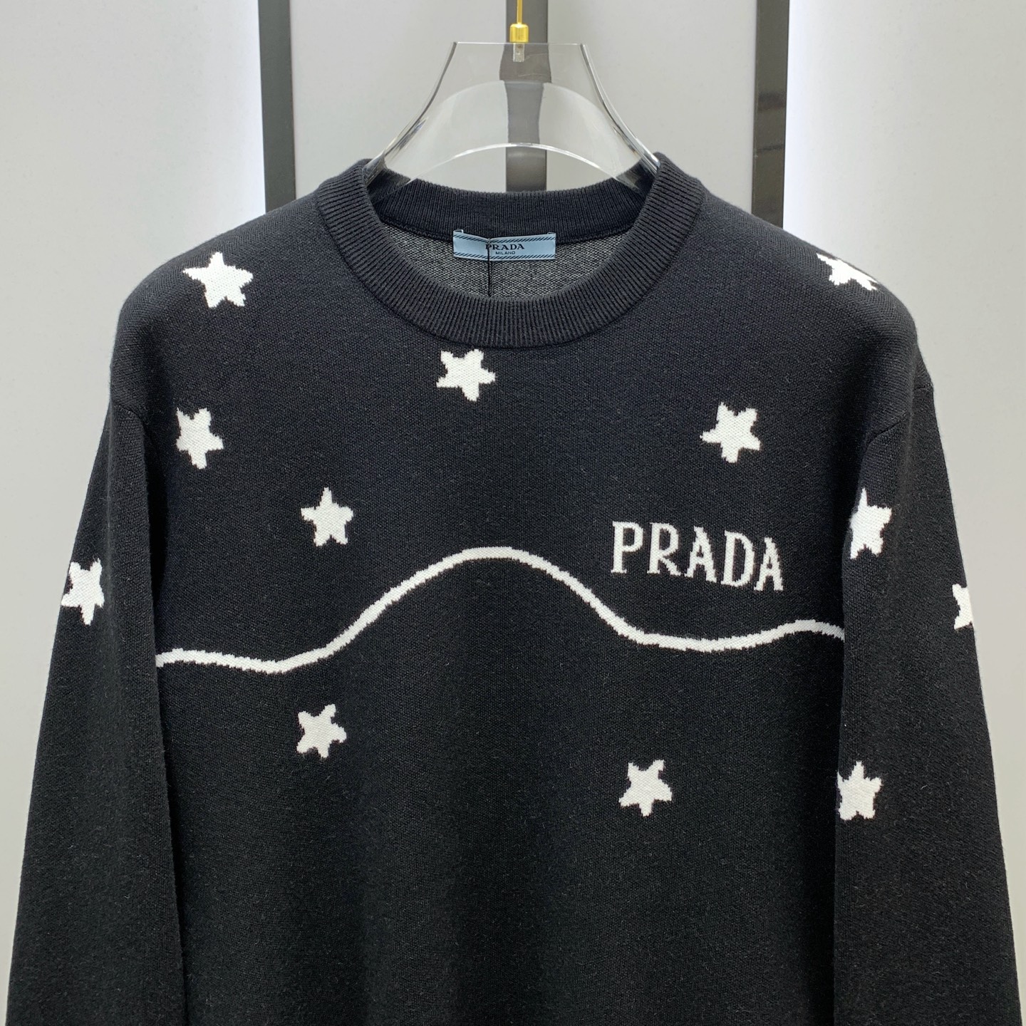 P普拉达25ss秋冬【新品】毛衣专供狠货，进口原版科技羊毛精纺！精细针织一体，色彩混织纯手工技艺呈现 档