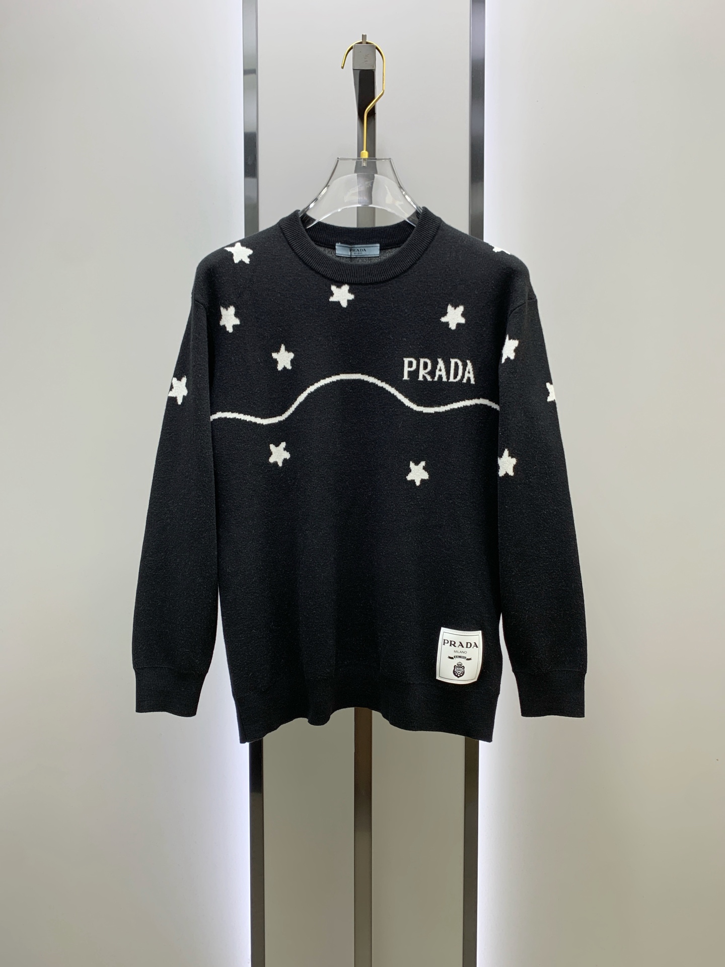 P普拉达25ss秋冬【新品】毛衣专供狠货，进口原版科技羊毛精纺！精细针织一体，色彩混织纯手工技艺呈现 档