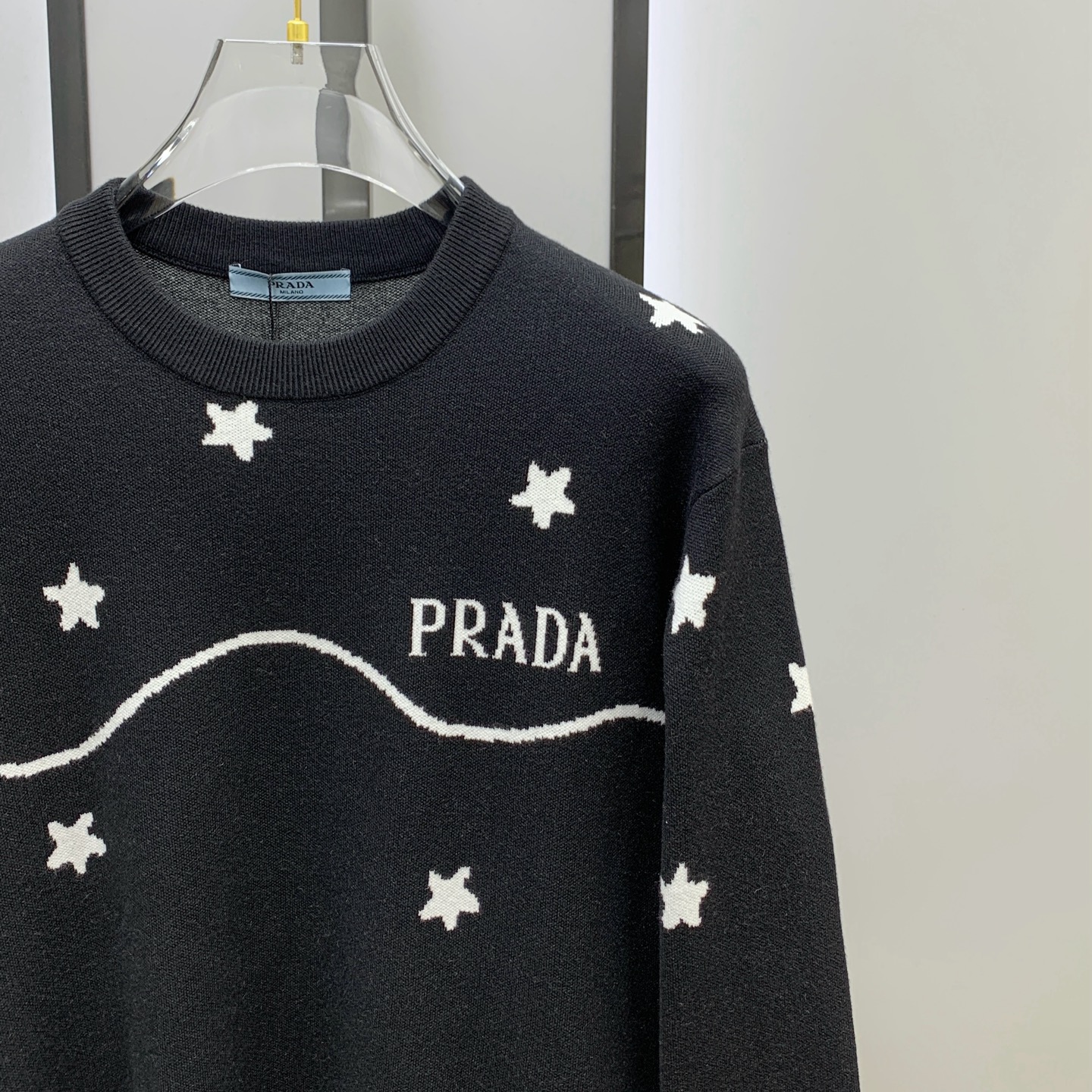 P普拉达25ss秋冬【新品】毛衣专供狠货，进口原版科技羊毛精纺！精细针织一体，色彩混织纯手工技艺呈现 档