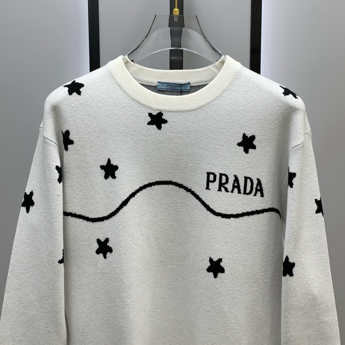 P普拉达25ss秋冬【新品】毛衣专供狠货，进口原版科技羊毛精纺！精细针织一体，色彩混织纯手工技艺呈现 档