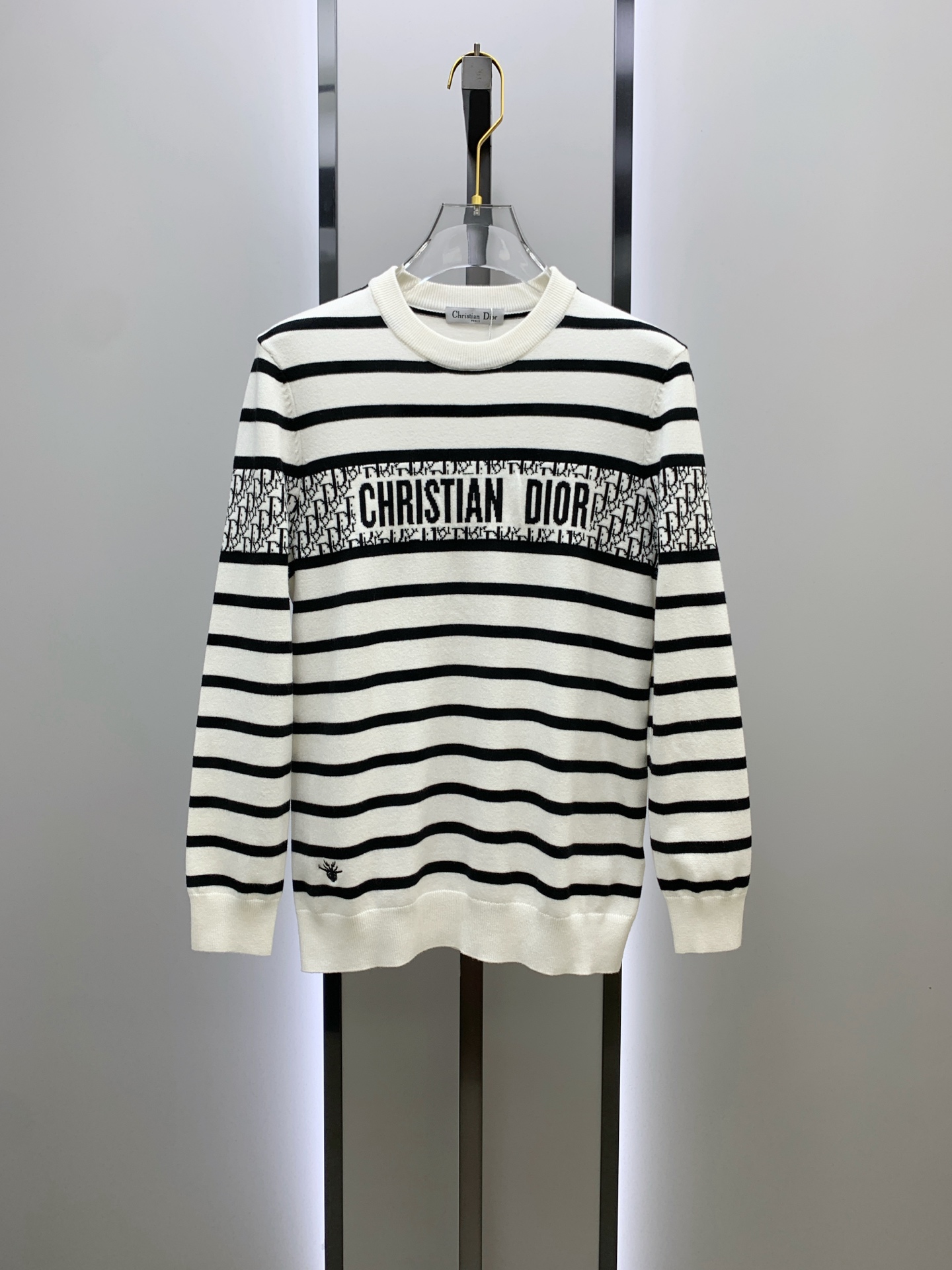 P迪奥25ss秋冬【新品】毛衣专供狠货，进口原版科技羊毛精纺！精细针织一体，色彩混织纯手工技艺呈现 档次