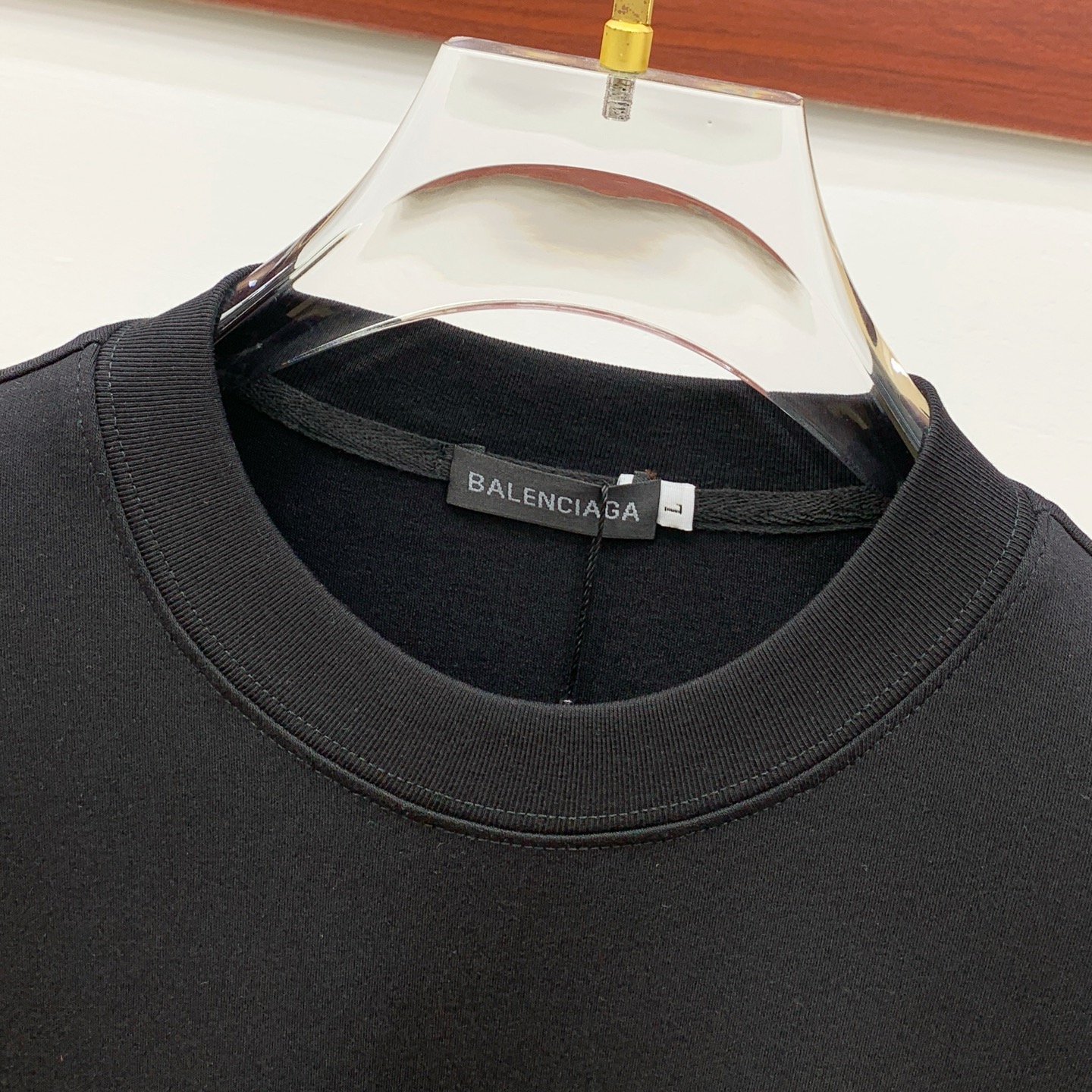 P巴黎世家25SS【新品】最新最顶级版本精美工艺圆领卫衣，最顶级的品质专柜原单套头衫，顶级制作工艺进口面