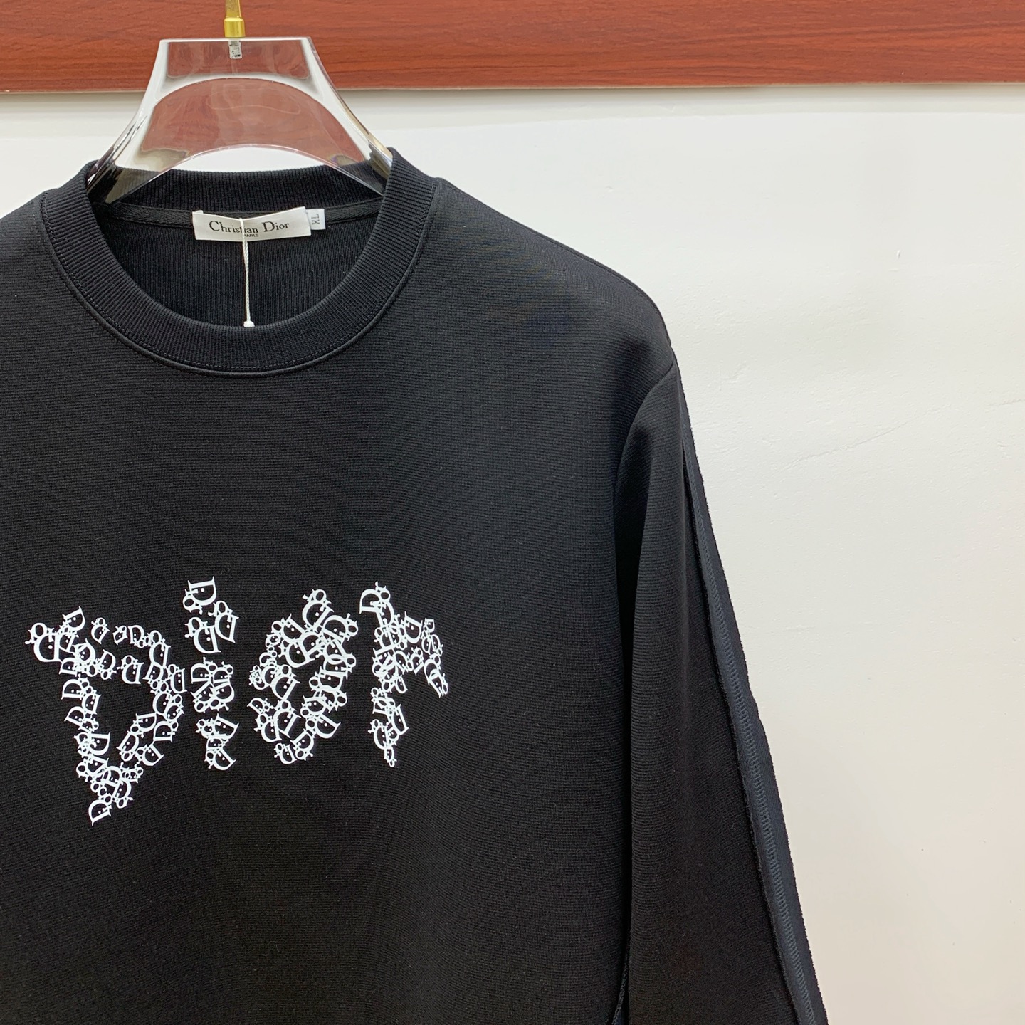 P迪奥25SS【新品】最新最顶级版本精美工艺圆领卫衣，最顶级的品质专柜原单套头衫，顶级制作工艺进口面料，