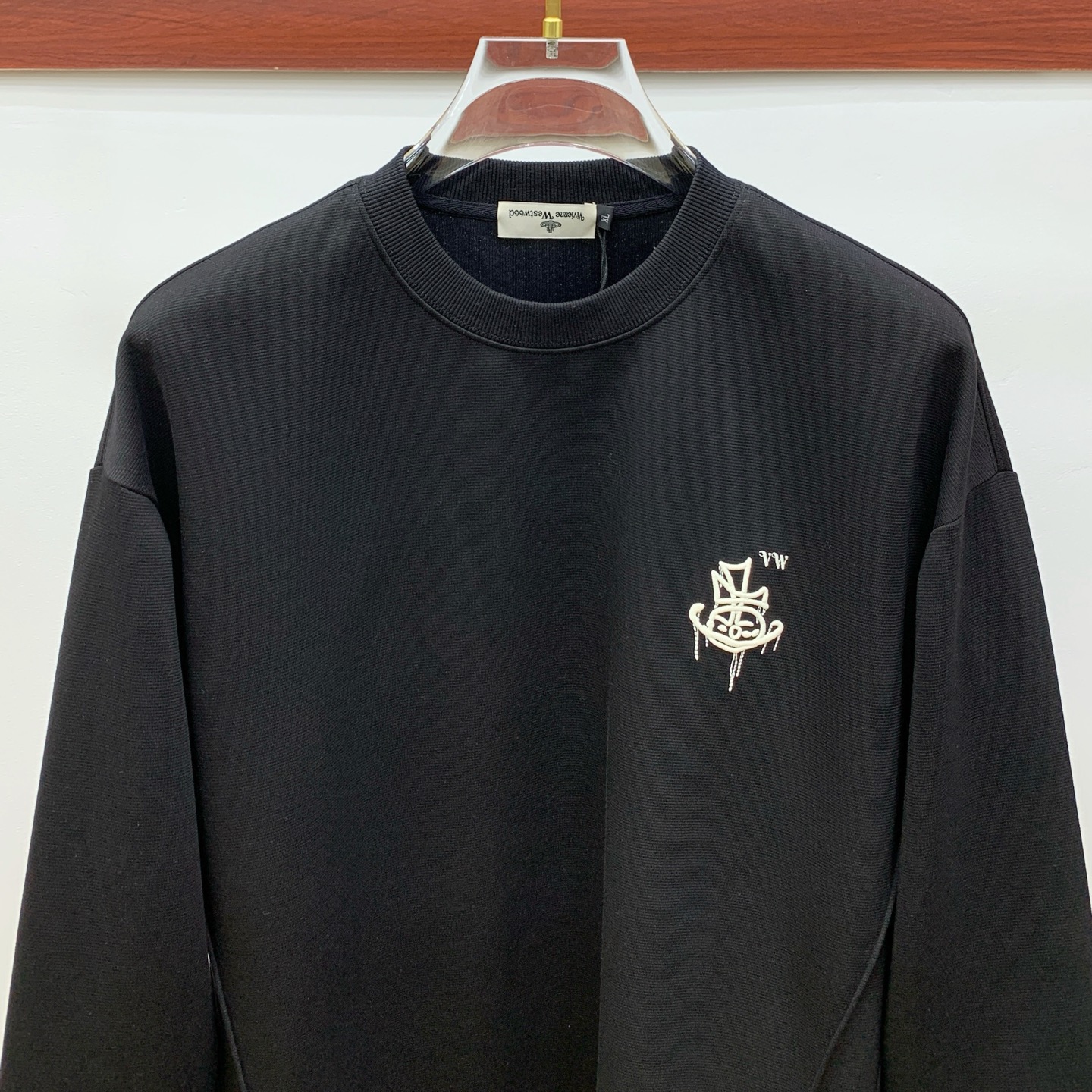P西太后25SS【新品】最新最顶级版本精美工艺圆领卫衣，最顶级的品质专柜原单套头衫，顶级制作工艺进口面料