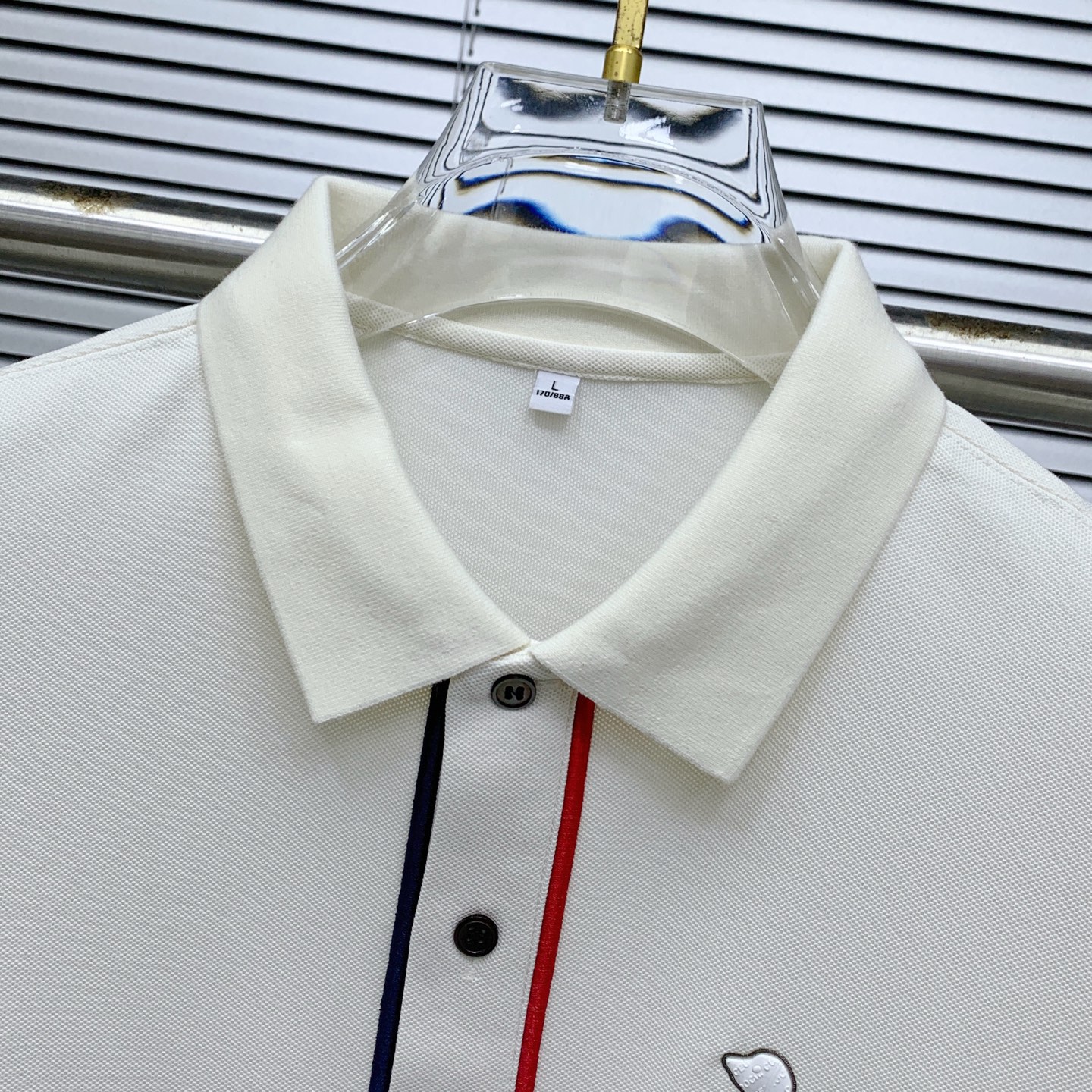 Thom Browne Men's Classic Fit Long Sleeve Polo Shirt with Dog Embroidery 5 i1759997014471 5061 0 3