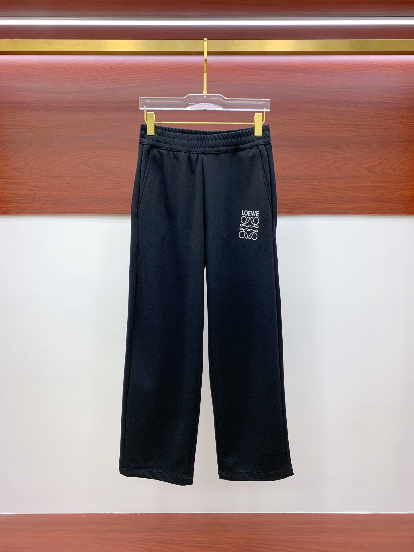 Loewe Classic Black 25ss Casual Pants - High-Quality, Comfortable, and Stylish