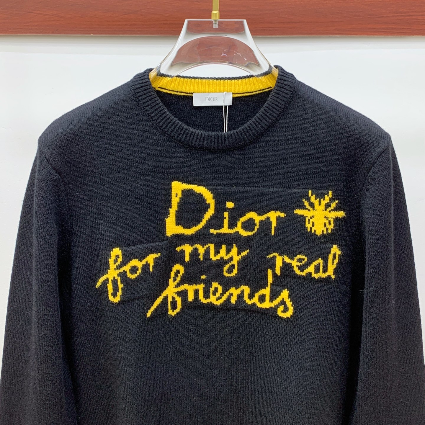 P迪奥25ss秋冬【新品】毛衣专供狠货，进口原版科技羊毛精纺！精细针织一体，色彩混织纯手工技艺呈现 档次