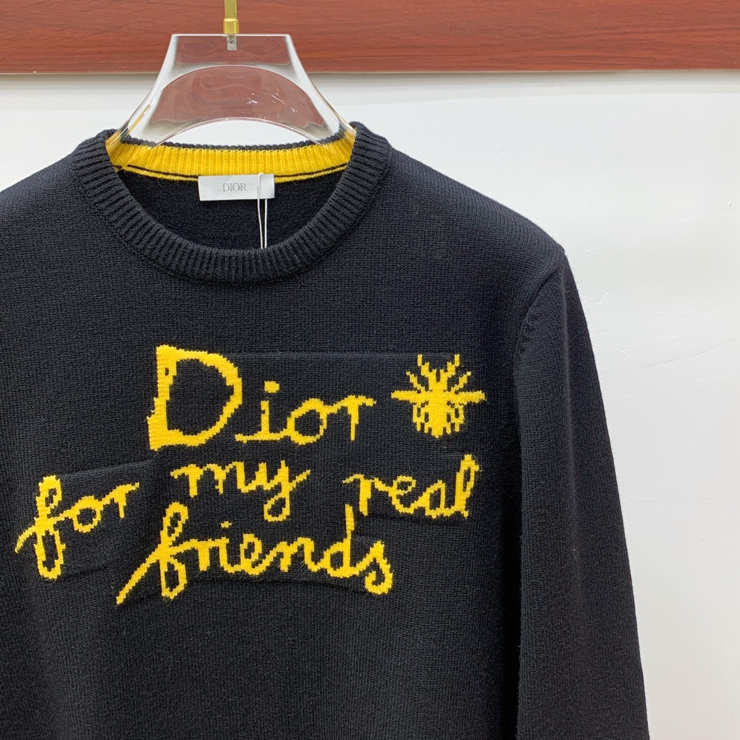 P迪奥25ss秋冬【新品】毛衣专供狠货，进口原版科技羊毛精纺！精细针织一体，色彩混织纯手工技艺呈现 档次