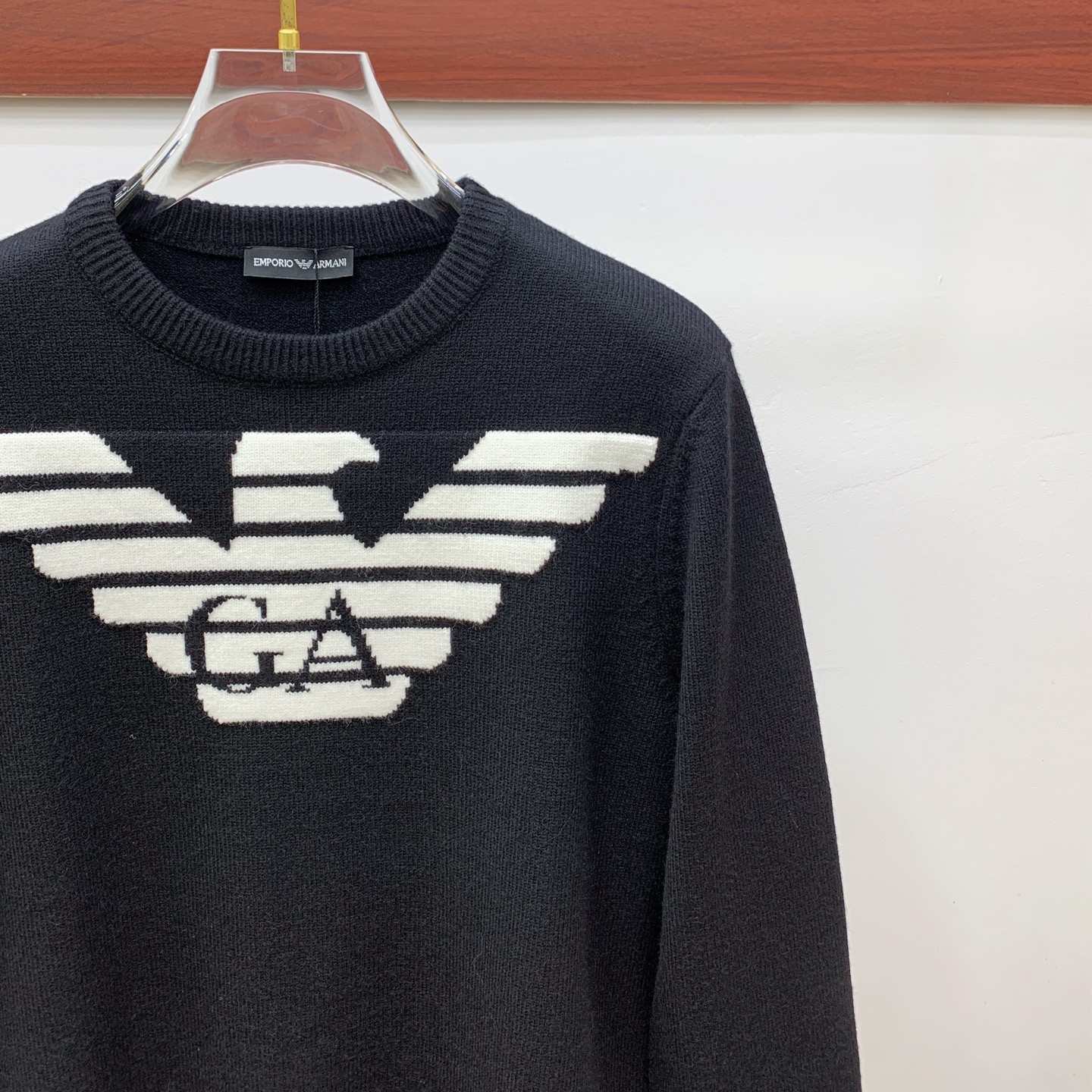 P阿玛尼25ss秋冬【新品】毛衣专供狠货，进口原版科技羊毛精纺！精细针织一体，色彩混织纯手工技艺呈现 档