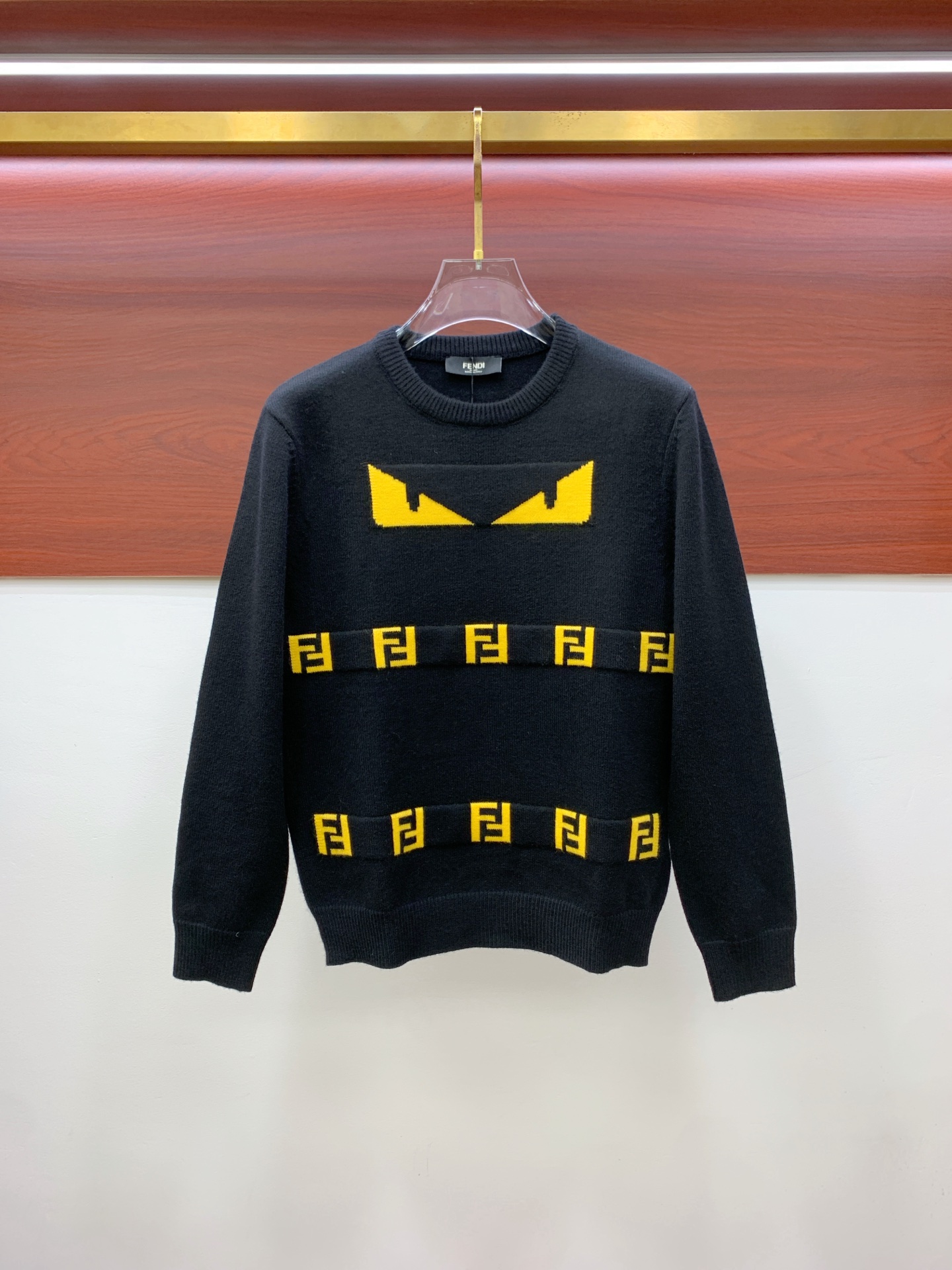 P芬迪25ss秋冬【新品】毛衣专供狠货，进口原版科技羊毛精纺！精细针织一体，色彩混织纯手工技艺呈现 档次