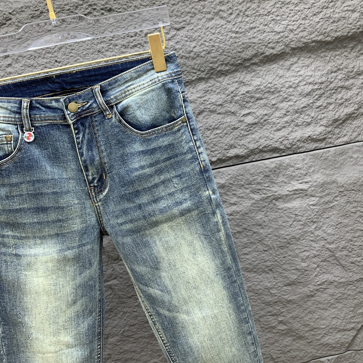 Gucci Men's 25SS Jeans - High-End Denim, Slim Fit, Comfortable & Stylish 5 i1760366596081 5381 0 2