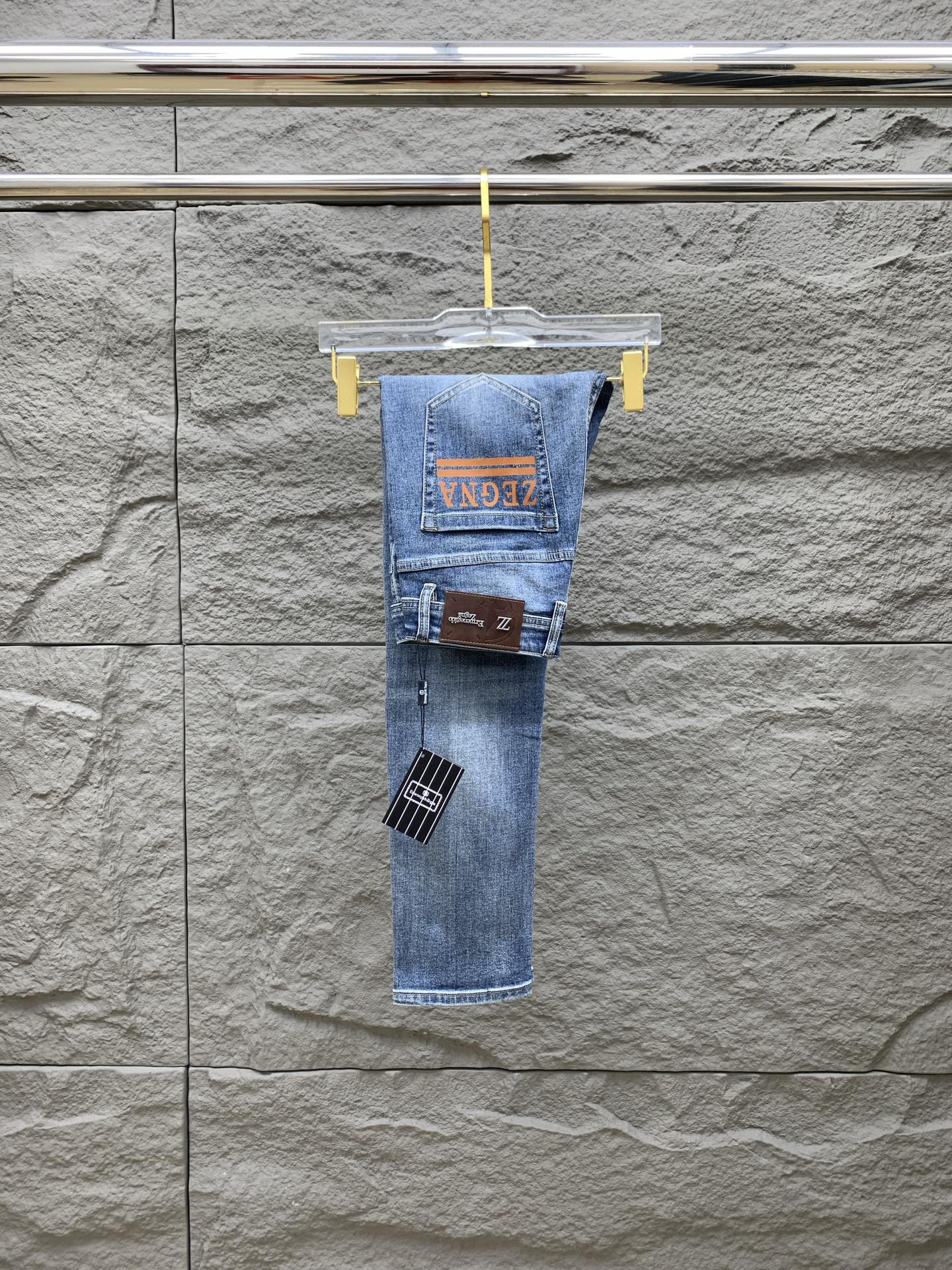 Zegna Heren Jeans - Slim Fit - Premium Denim - Maat 29-38