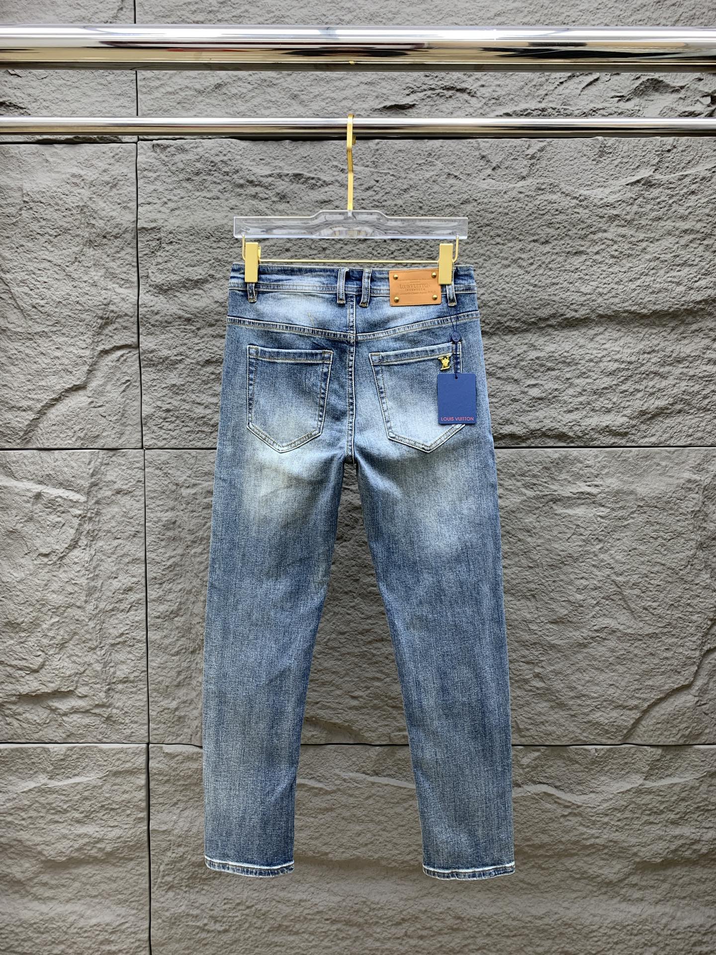 Louis Vuitton 25SS Men's Denim Jeans - Slim Fit, Stretch Fabric 10 i1760366970466 5699 0 8