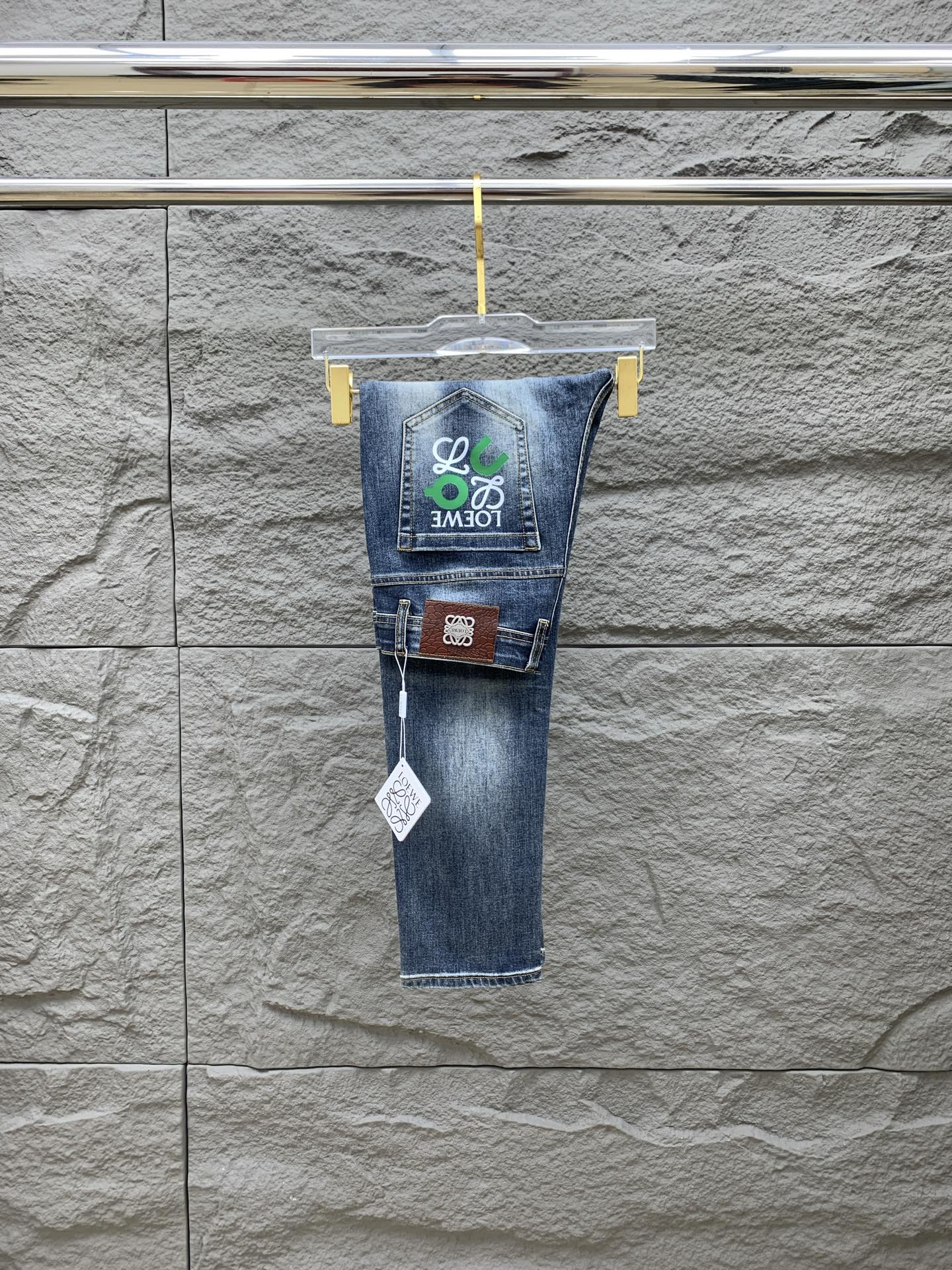 Loewe 25SS Men's Jeans - High-End Design, Comfortable Fit, Sizes 29-38