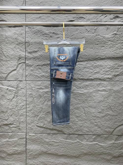 Chrome Hearts 25SS Men's Slim Fit Stretch Denim Jeans 1 Chrome Hearts 25SS Men's Slim Fit Stretch Denim Jeans