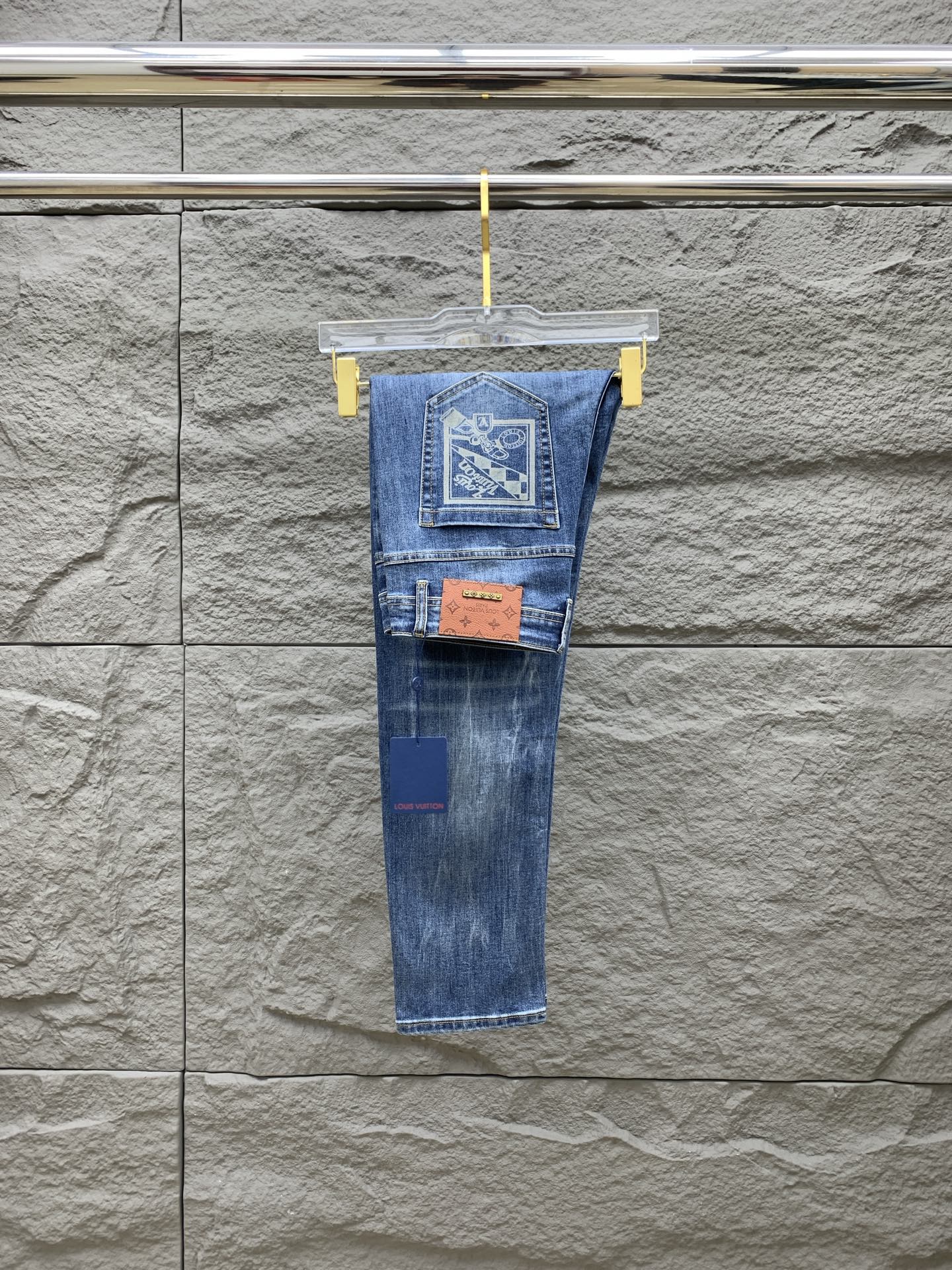 Louis Vuitton 25SS Men's Slim Fit Jeans - Premium Denim, Comfortable Stretch 2 i1760367286009 6842 0 9