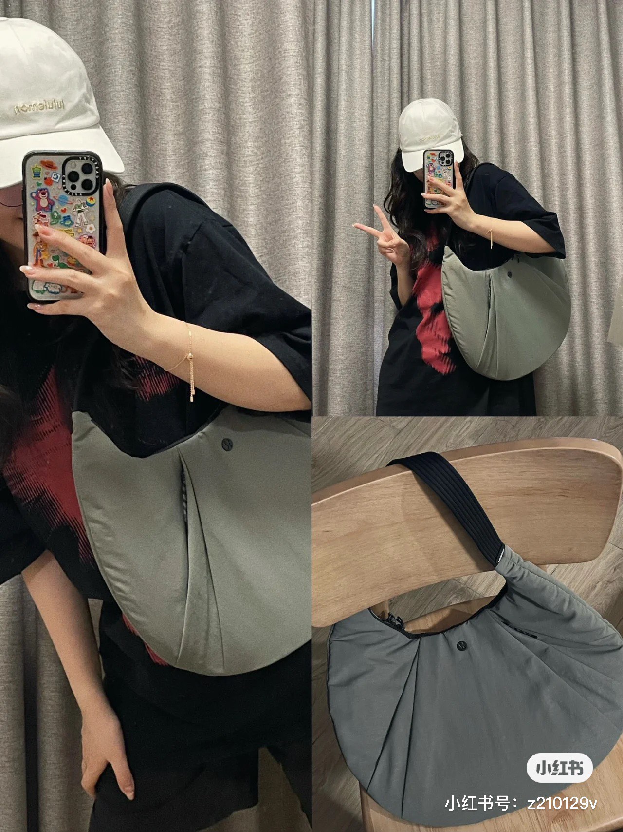 Lululemon pleated shoulder bag 10L最新色牛角包🥐终于出货啦❗️❗️ 4