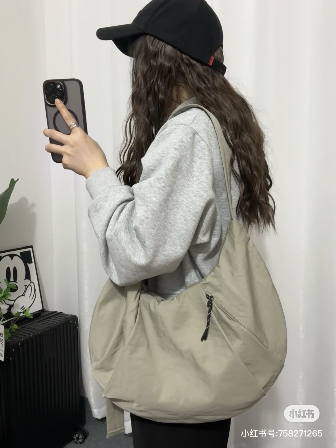 24新款 单肩腋下包 10L牛角包 7