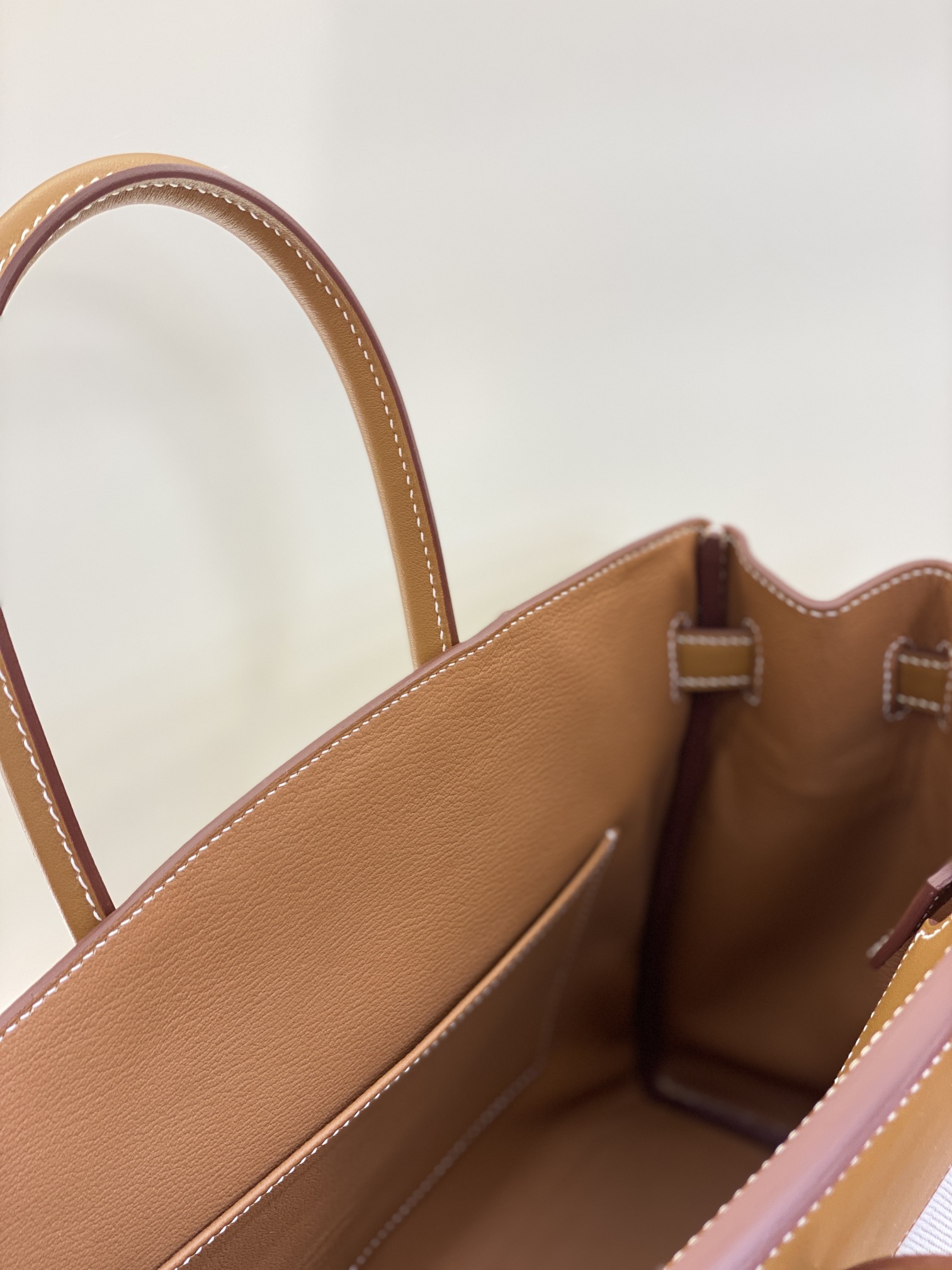 Birkin 25/30cm Pre-Owned Gold & Silver Hardware,Swift Leather & Canvas Bag 7 i1730254388 3813 6