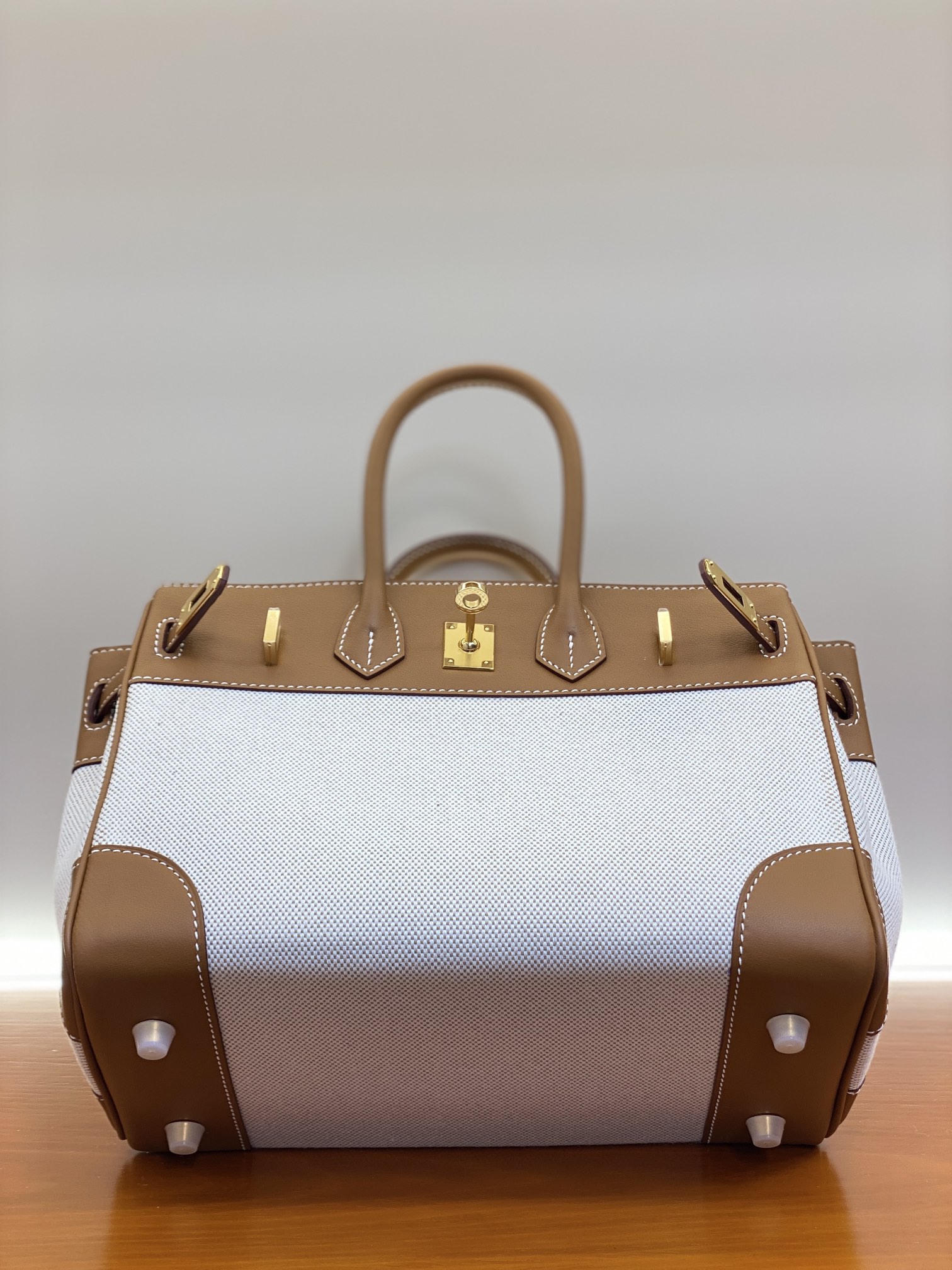 Birkin 25/30cm Pre-Owned Bag, Swift Leather Patchwork, Gold & Silver Hardware 7 i1730254478 7321 2