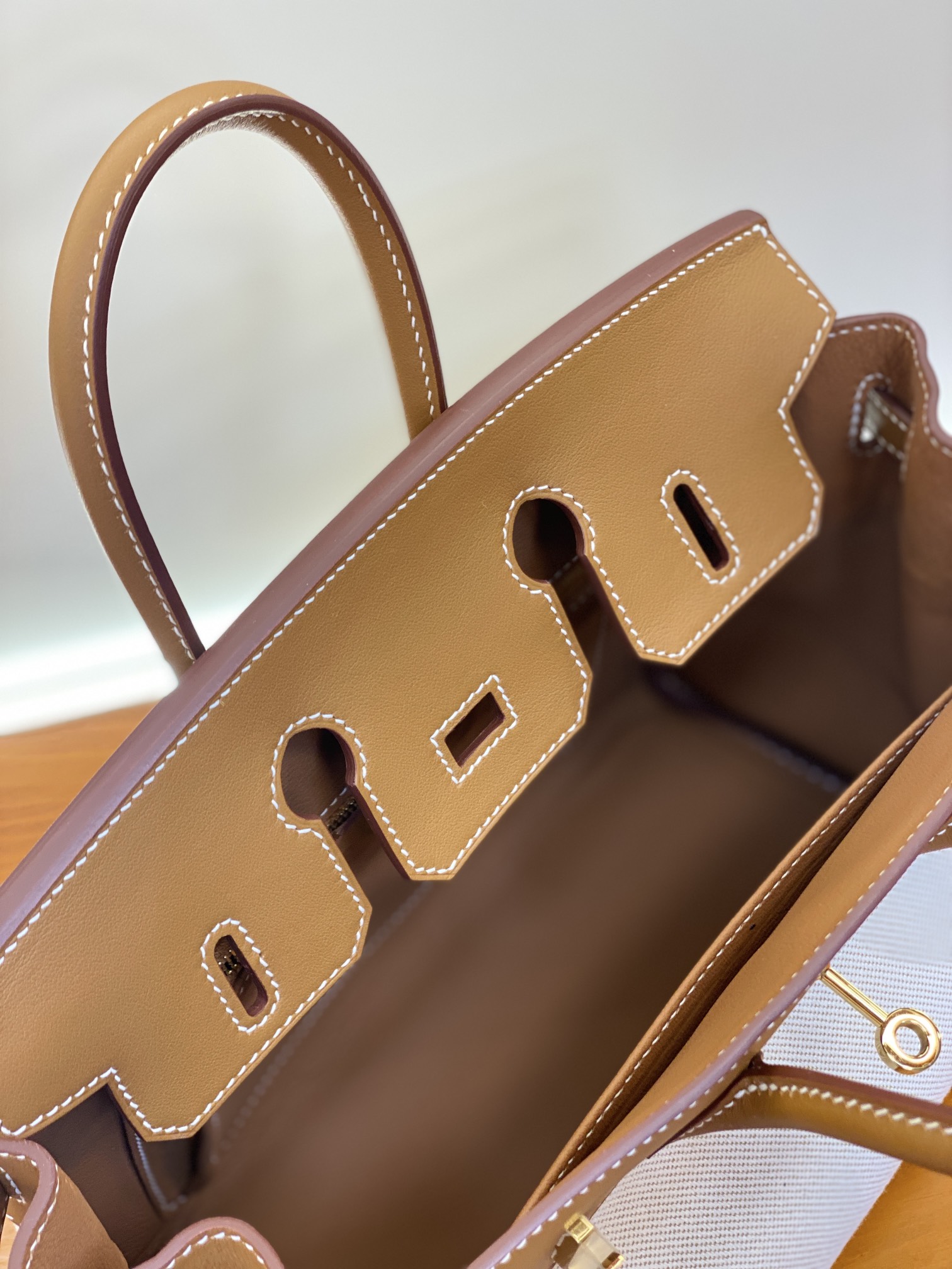 Birkin 25/30cm Pre-Owned Bag, Swift Leather Patchwork, Gold & Silver Hardware 5 i1730254478 847 7
