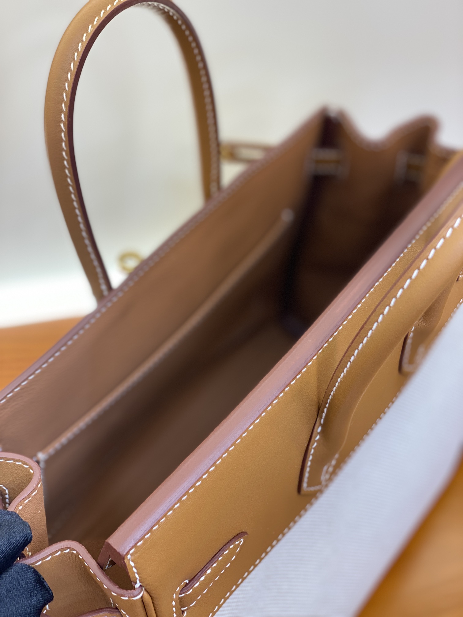 Birkin 25/30cm Pre-Owned Bag, Swift Leather Patchwork, Gold & Silver Hardware 10 i1730254478 9926 6
