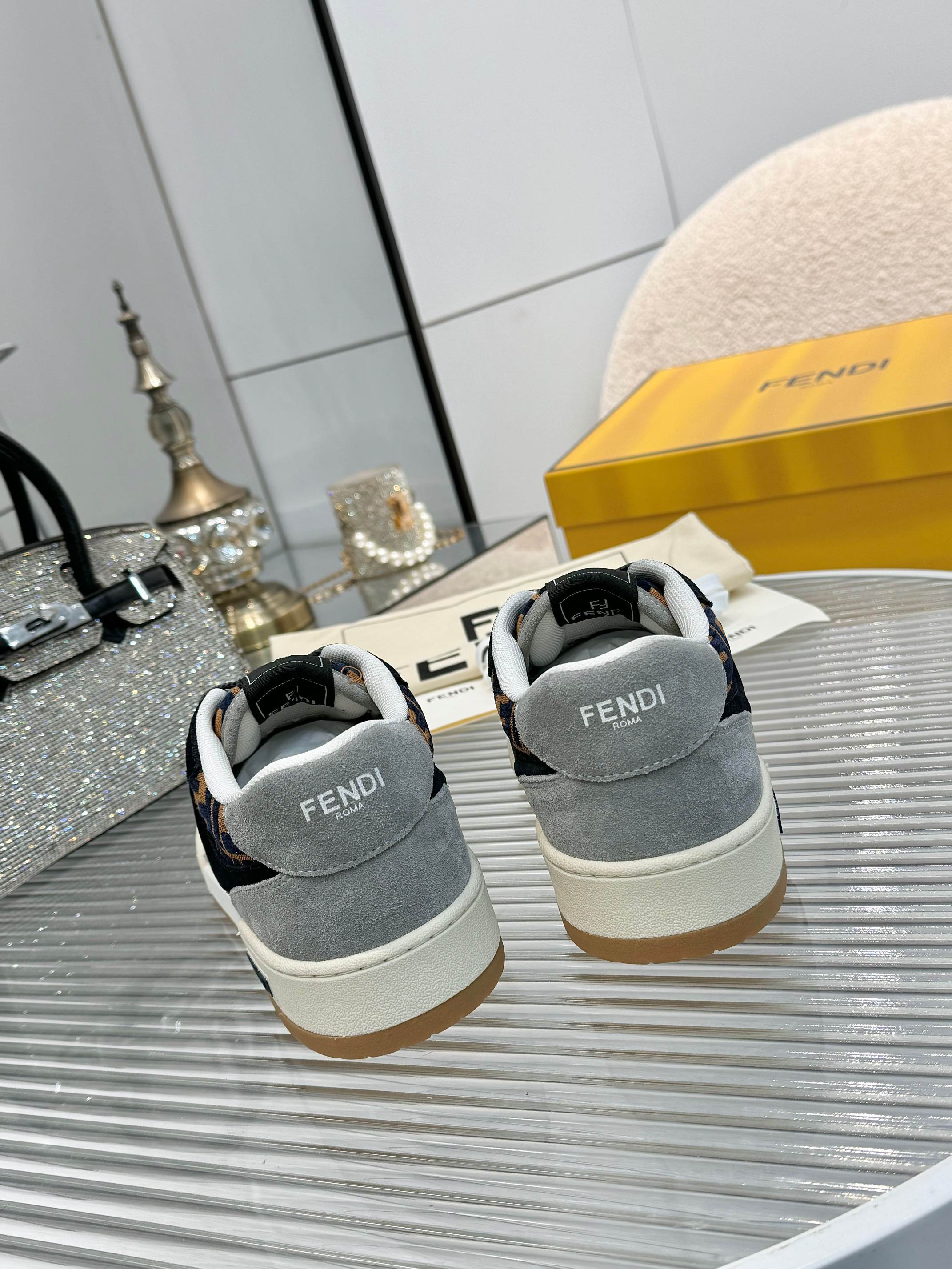 Fendi Match Sneakers Designer Kim Jones FF Retro Fashion and Comfort 10 a1741675594628 0384