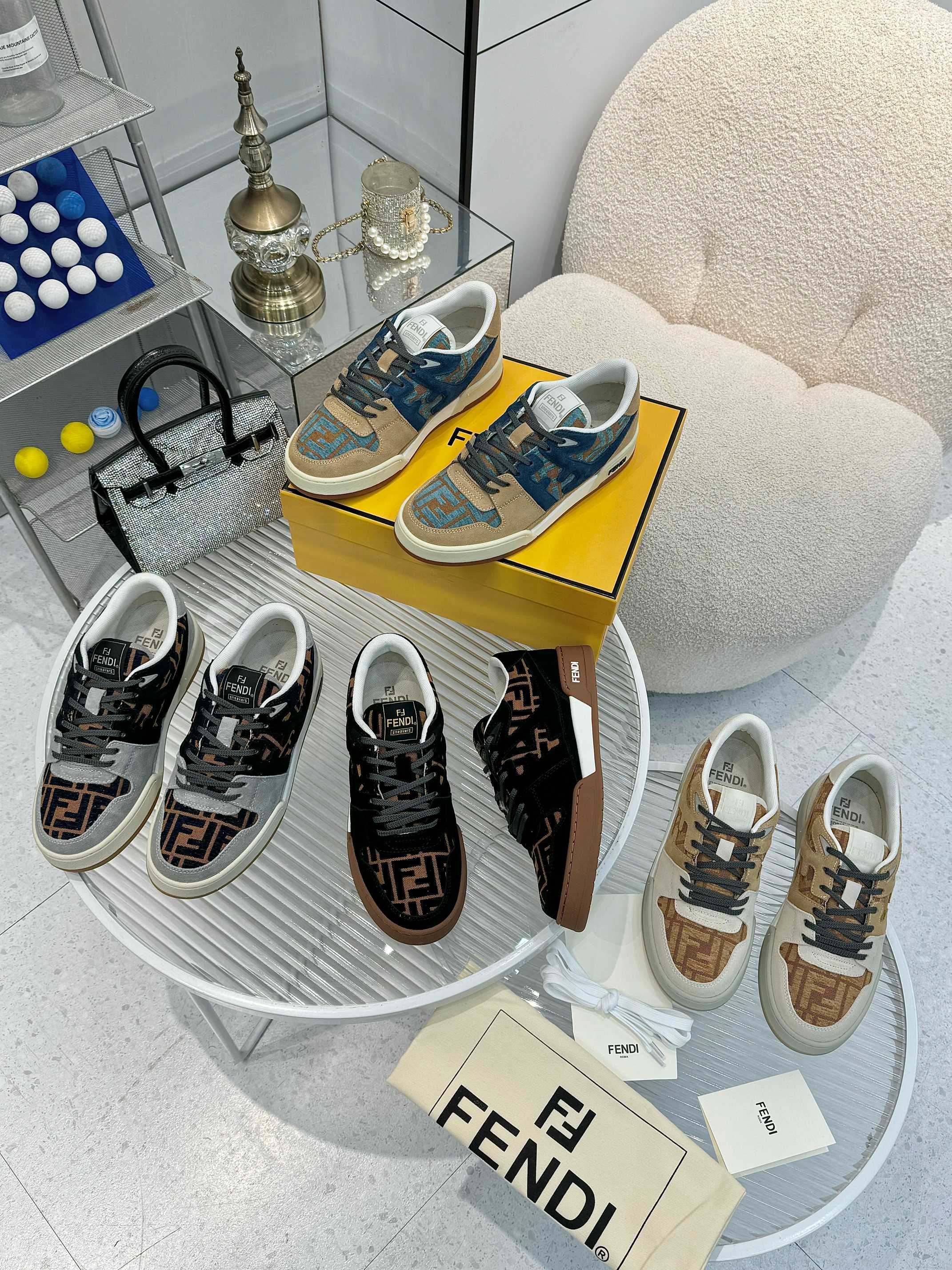 Fendi Match Sneakers Designer Kim Jones FF Retro Fashion and Comfort 8 a1741675595313 7526