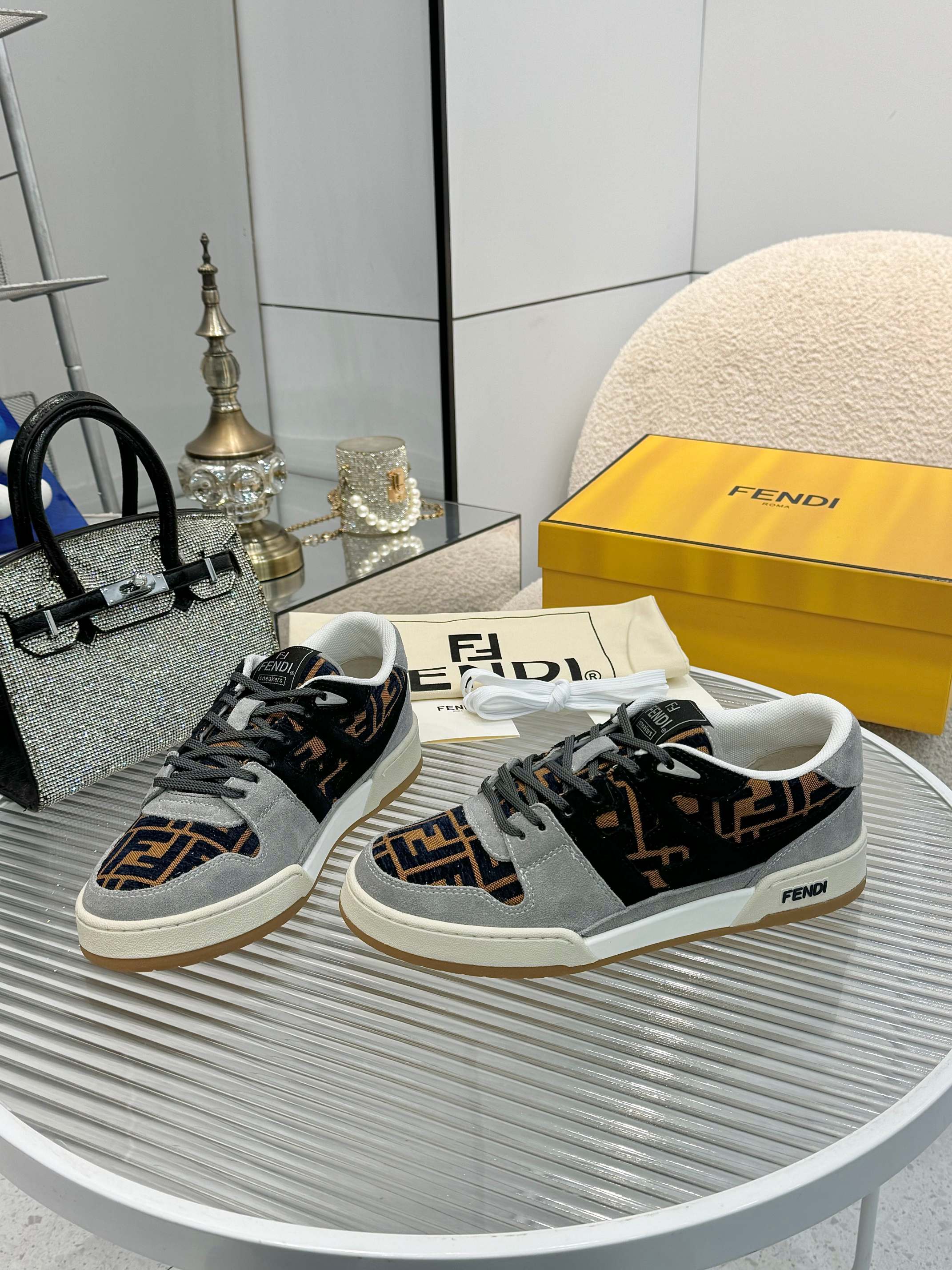 Fendi Match Sneakers Designer Kim Jones FF Retro Fashion and Comfort 6 a1741675598571 6377