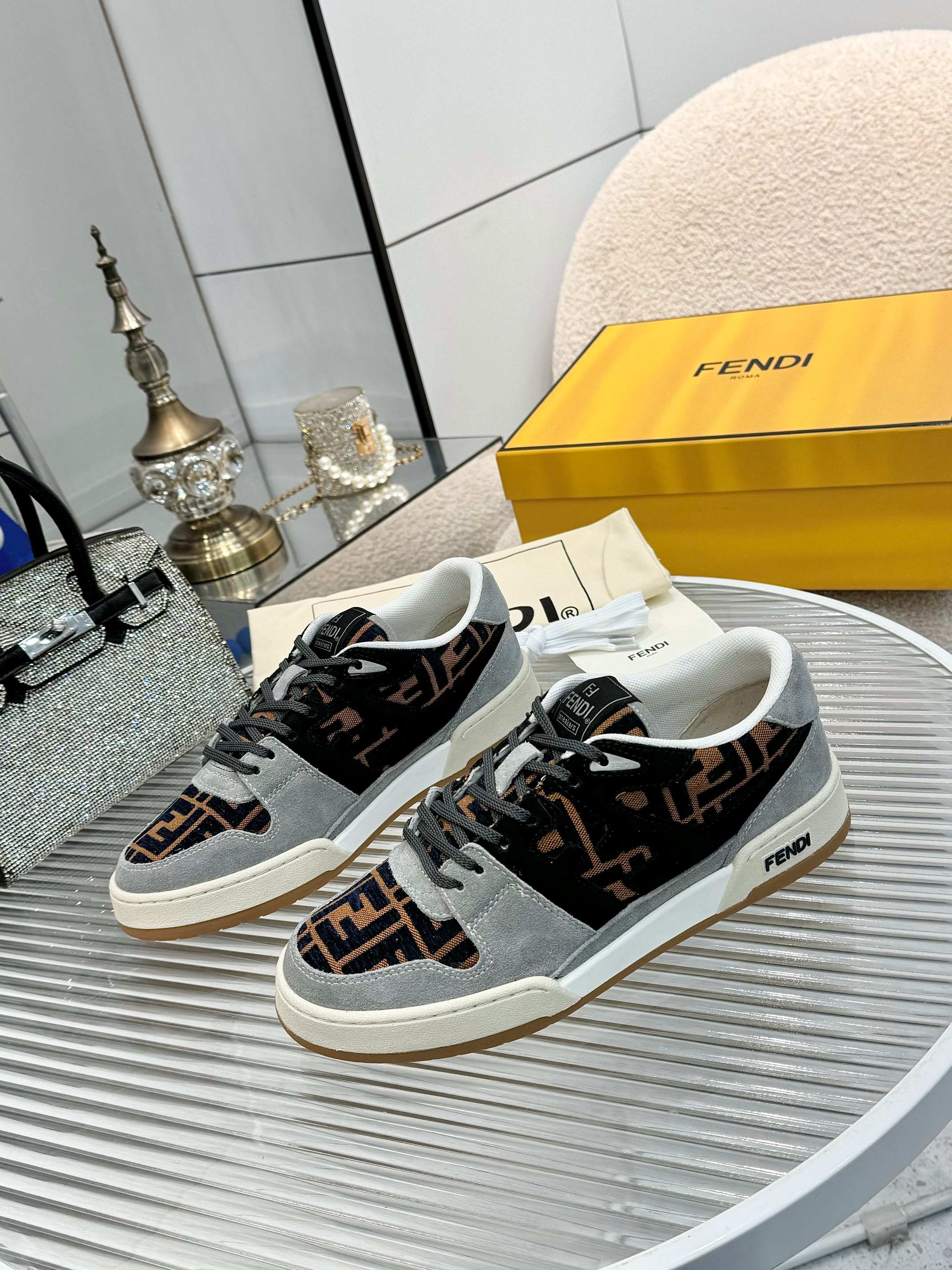 Fendi Match Sneakers Designer Kim Jones FF Retro Fashion and Comfort 4 a1741675598990 1074