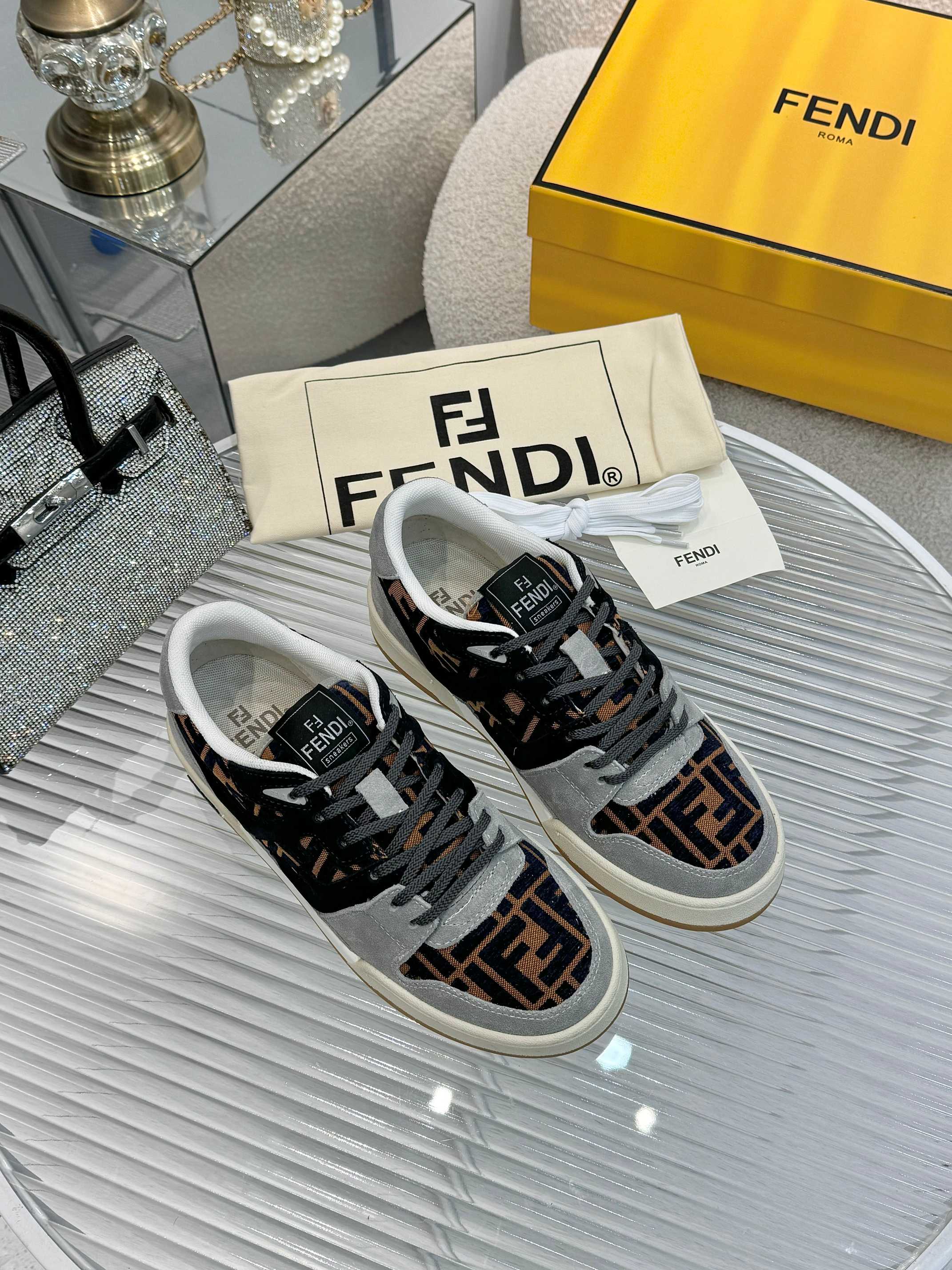 Fendi Match Sneakers Designer Kim Jones FF Retro Fashion and Comfort 9 a1741675599088 1163