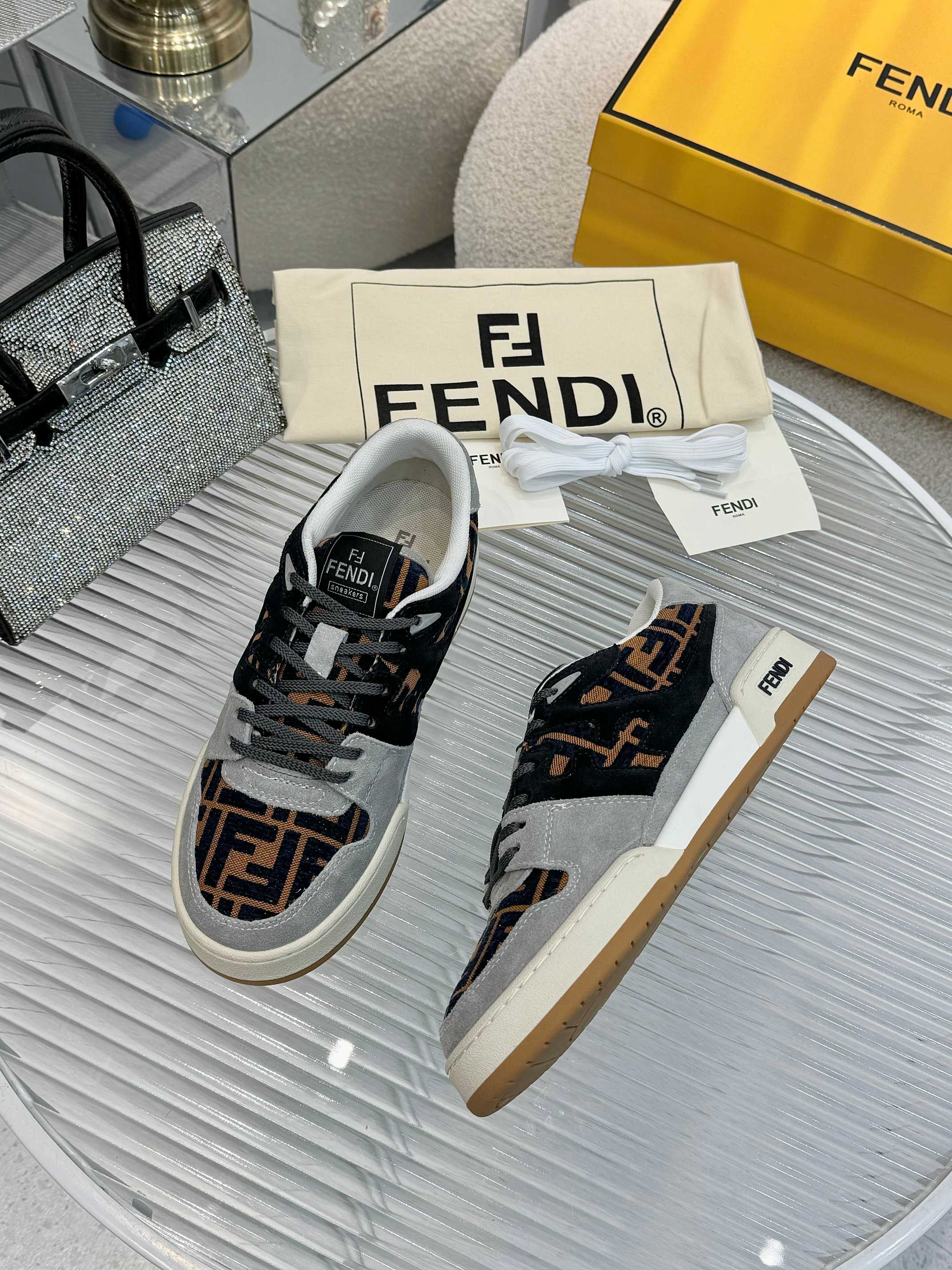 Fendi Match Sneakers Designer Kim Jones FF Retro Fashion and Comfort 5 a1741675599118 7414