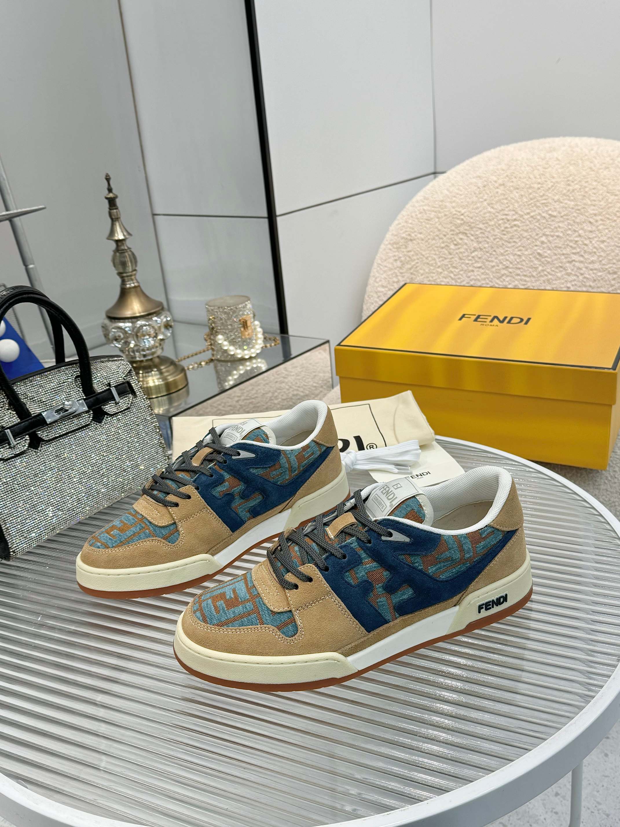 Fendi Match Sneakers: Designer Kim Jones, Retro FF Design, Ultimate Comfort 5 a1741675856885 7172