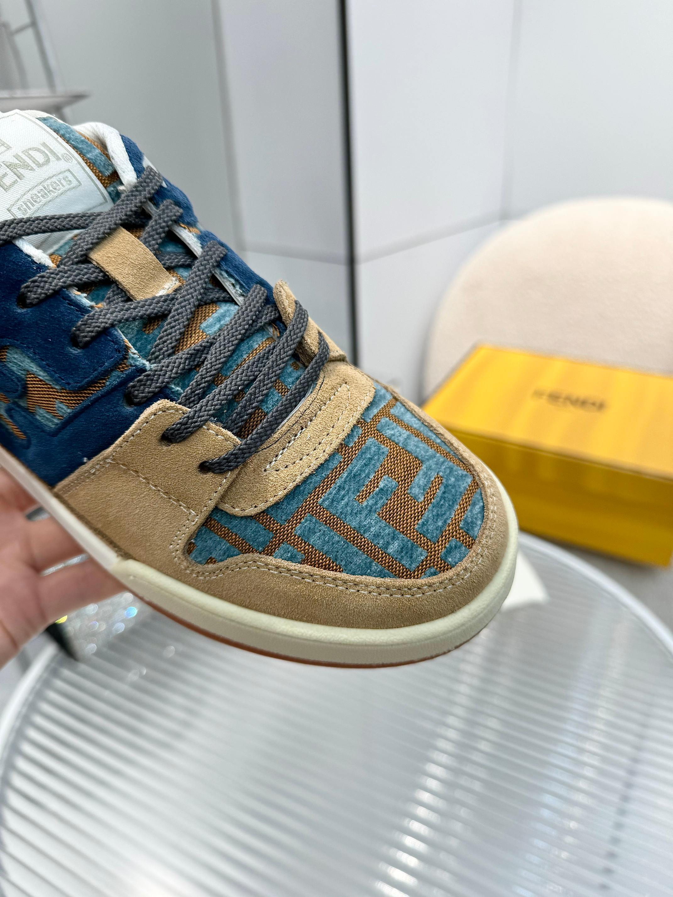 Fendi Match Sneakers: Designer Kim Jones, Retro FF Design, Ultimate Comfort 6 a1741675856893 0022
