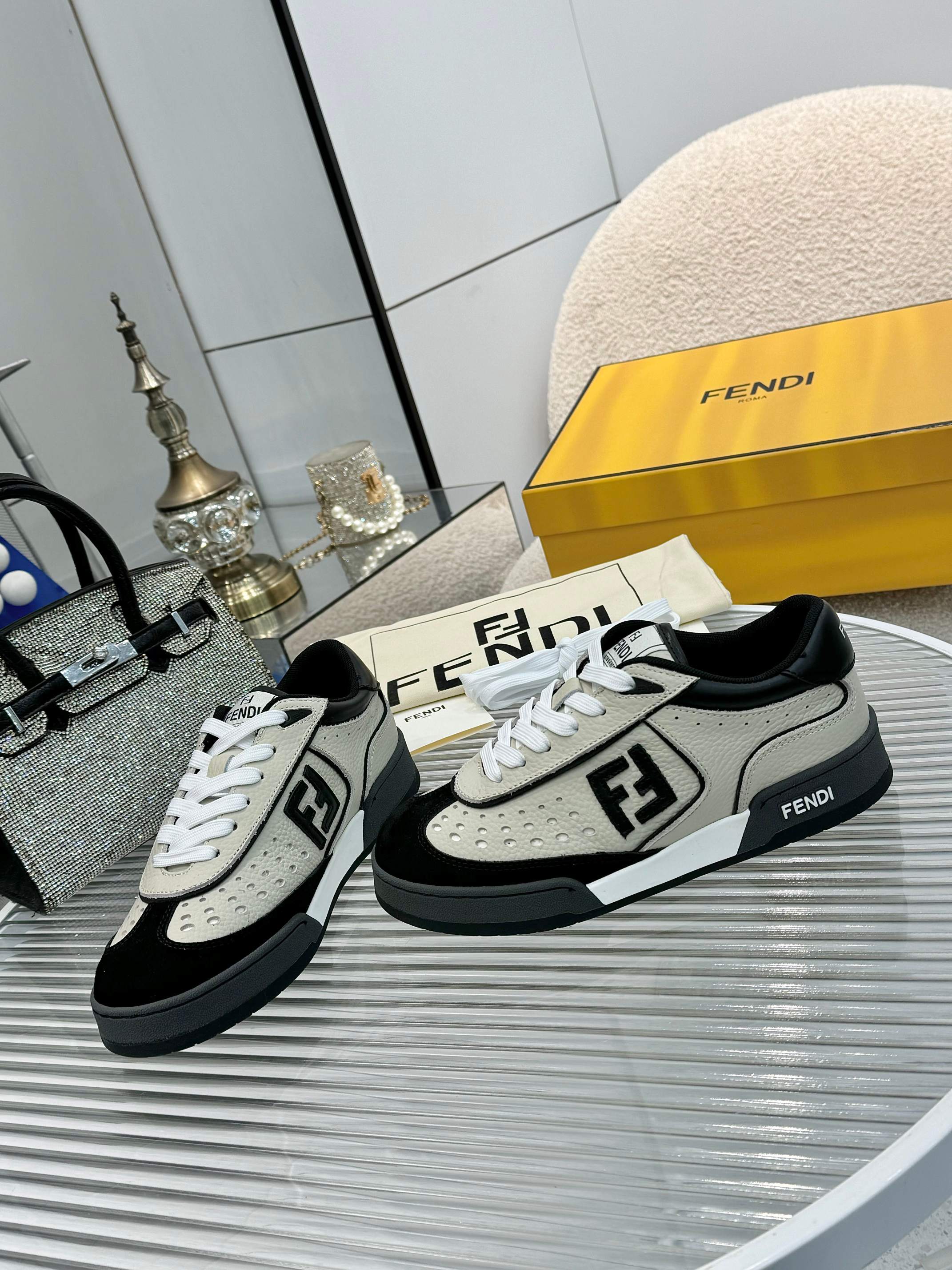 Fendi Match Sneakers: Retro Style, Modern Comfort, and Iconic FF Logo 10 a1741676300279 7855