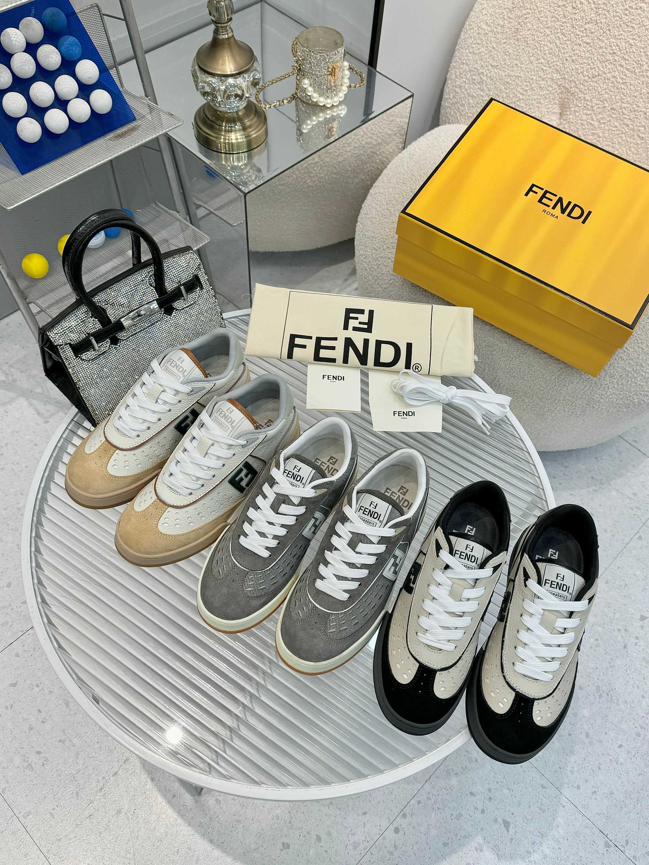 Fendi Match Sneakers: Retro Style, Modern Comfort, and Iconic FF Logo 7 a1741676300654 8031