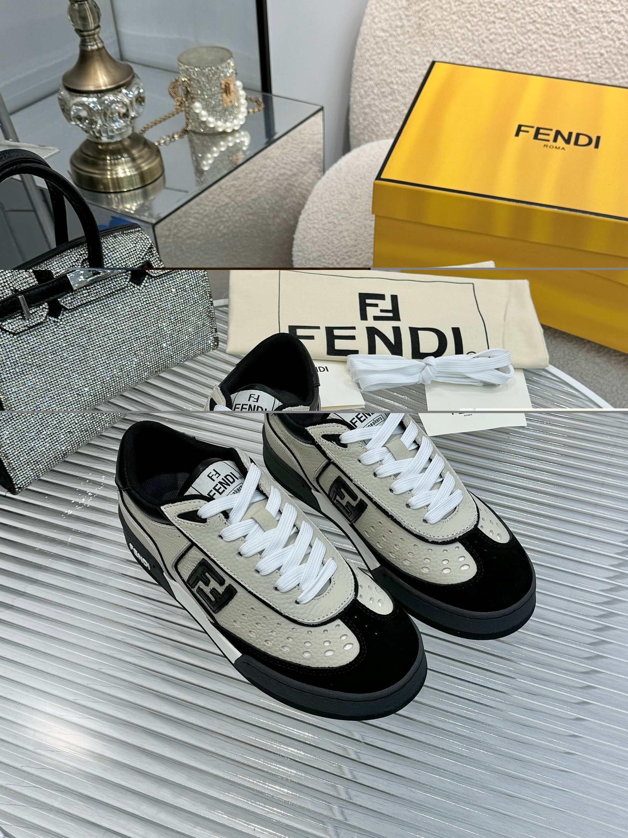 Fendi Match Sneakers: Retro Style, Modern Comfort, and Iconic FF Logo 4 a1741676300917 8672