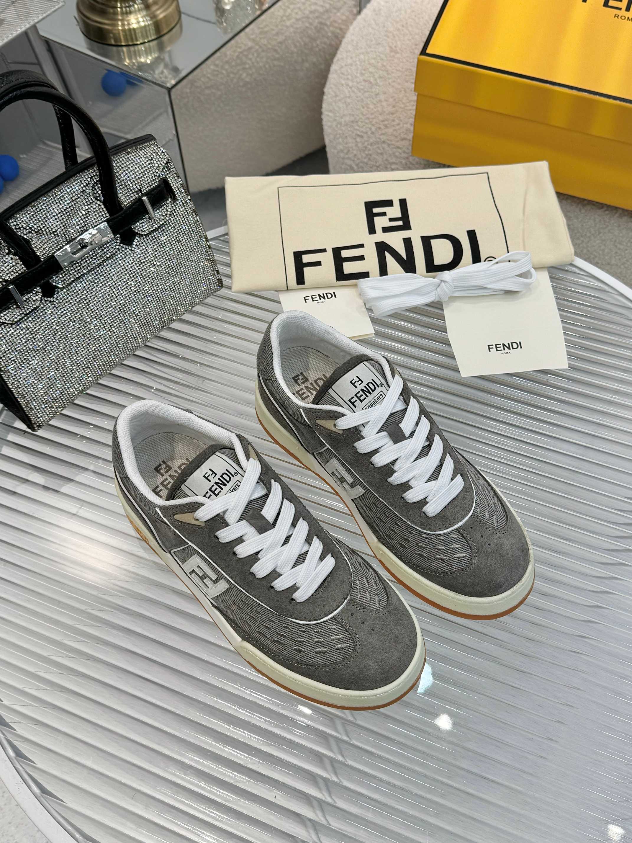 Fendi Match Sneakers: Stylish Canvas & Suede, Comfortable Designer Footwear 5 a1741677071416 5012