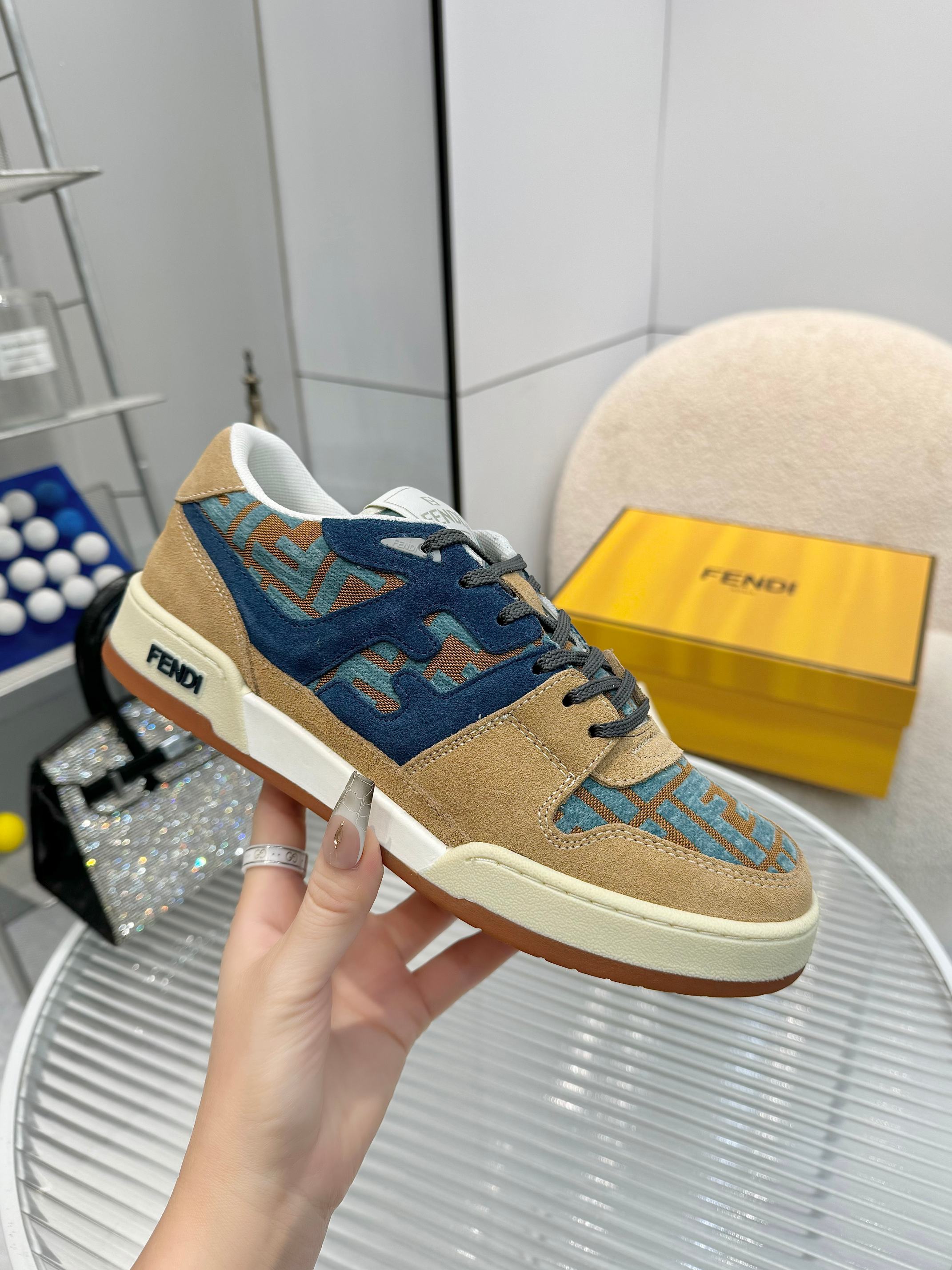 Fendi Match Sneakers: Designer Kim Jones, Retro FF Design, Ultimate Comfort
