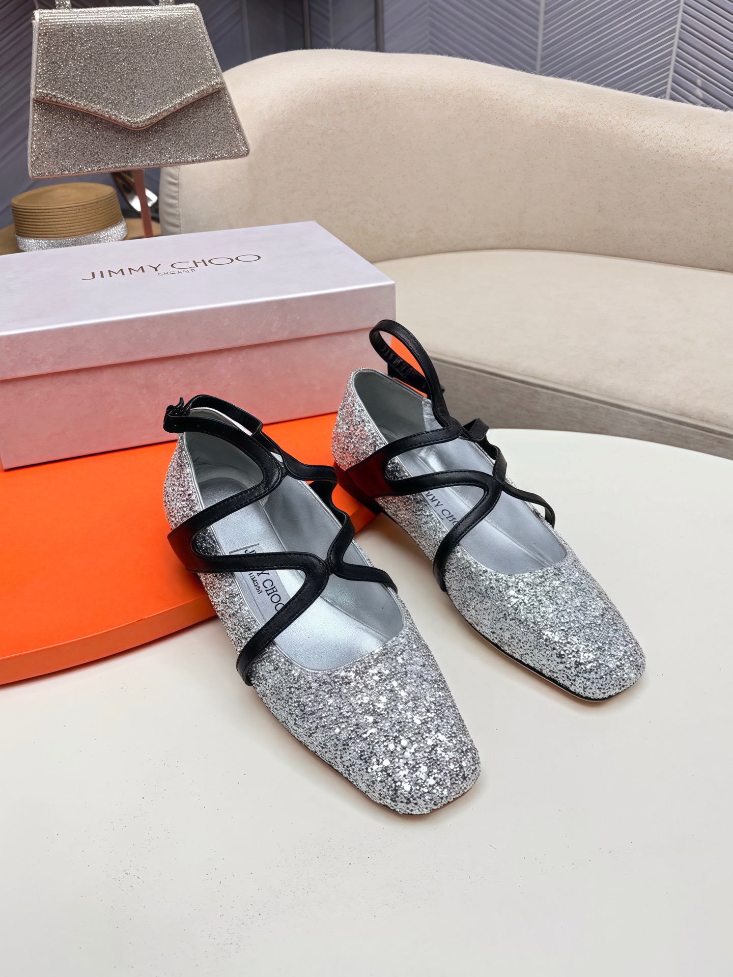 Jimmy Choo ELME FLAT Ballet Shoes: Luxe Style with Comfort and Elegance