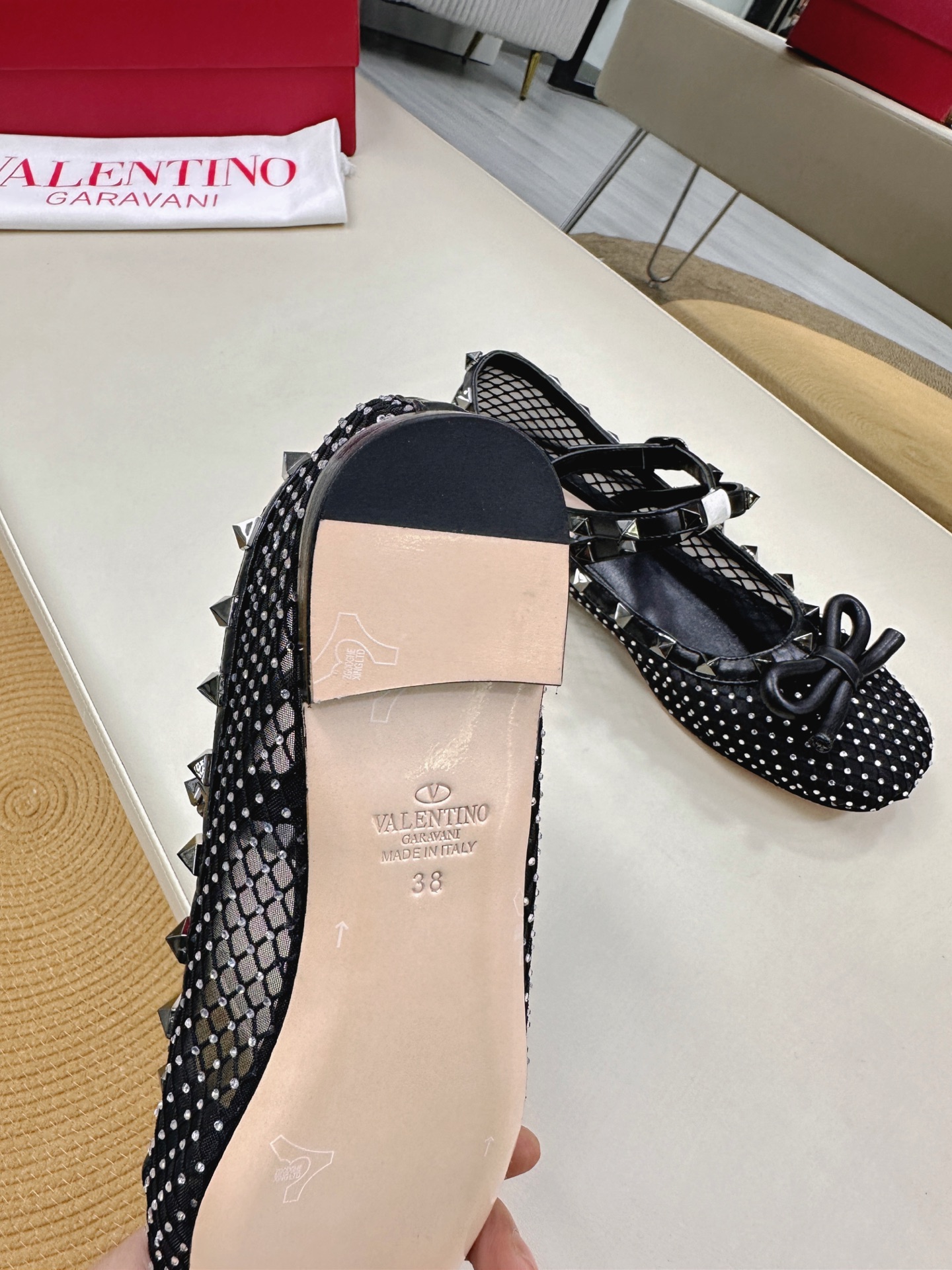 Valentino Ballet Shoes: Classic Rockstud Elements in Elegant Designs, New Collection. - 图片 8