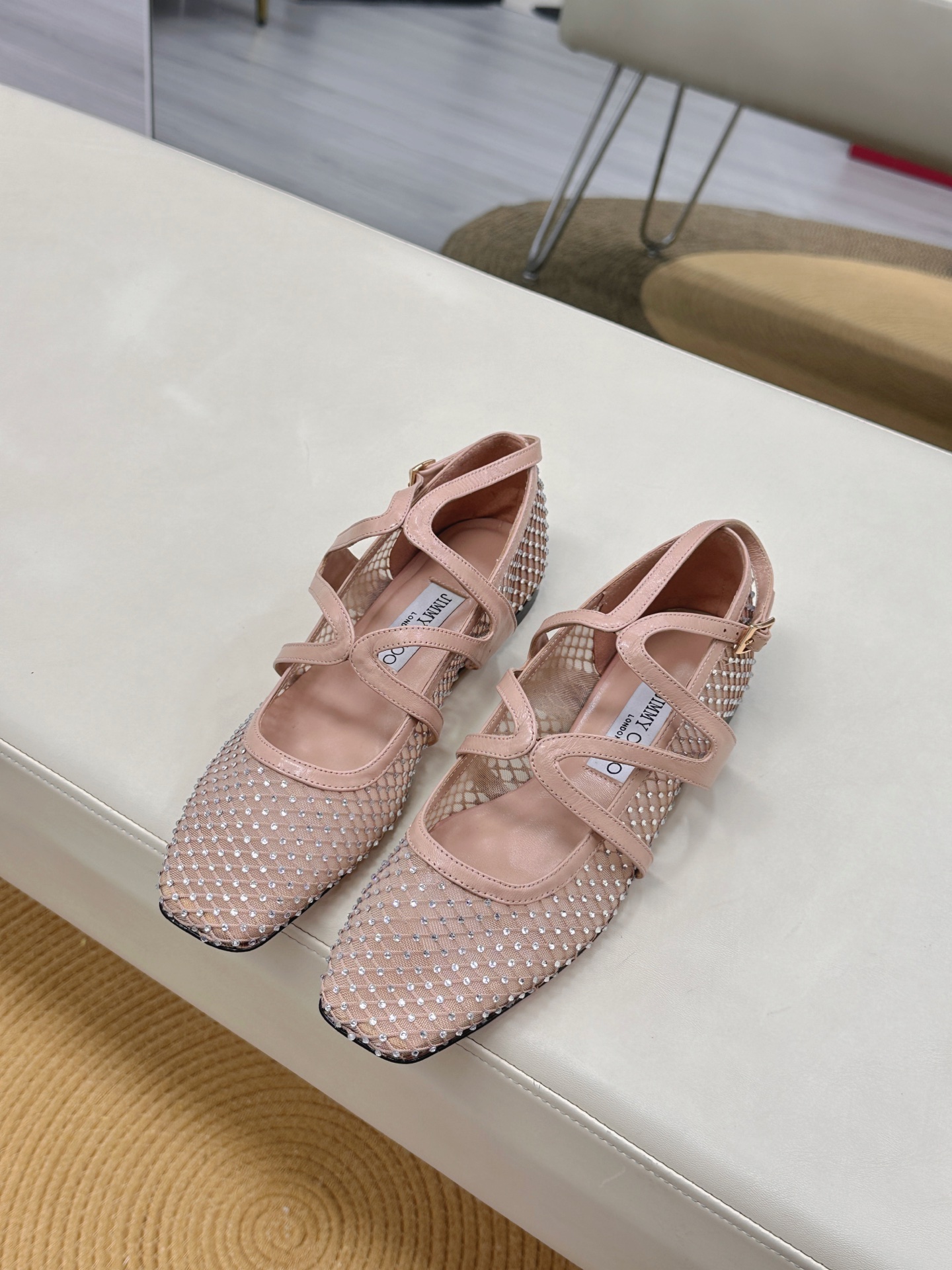 Jimmy Choo ELME FLAT Ballet Shoes: Elegant, Comfortable, and Stylish with Various Color Options